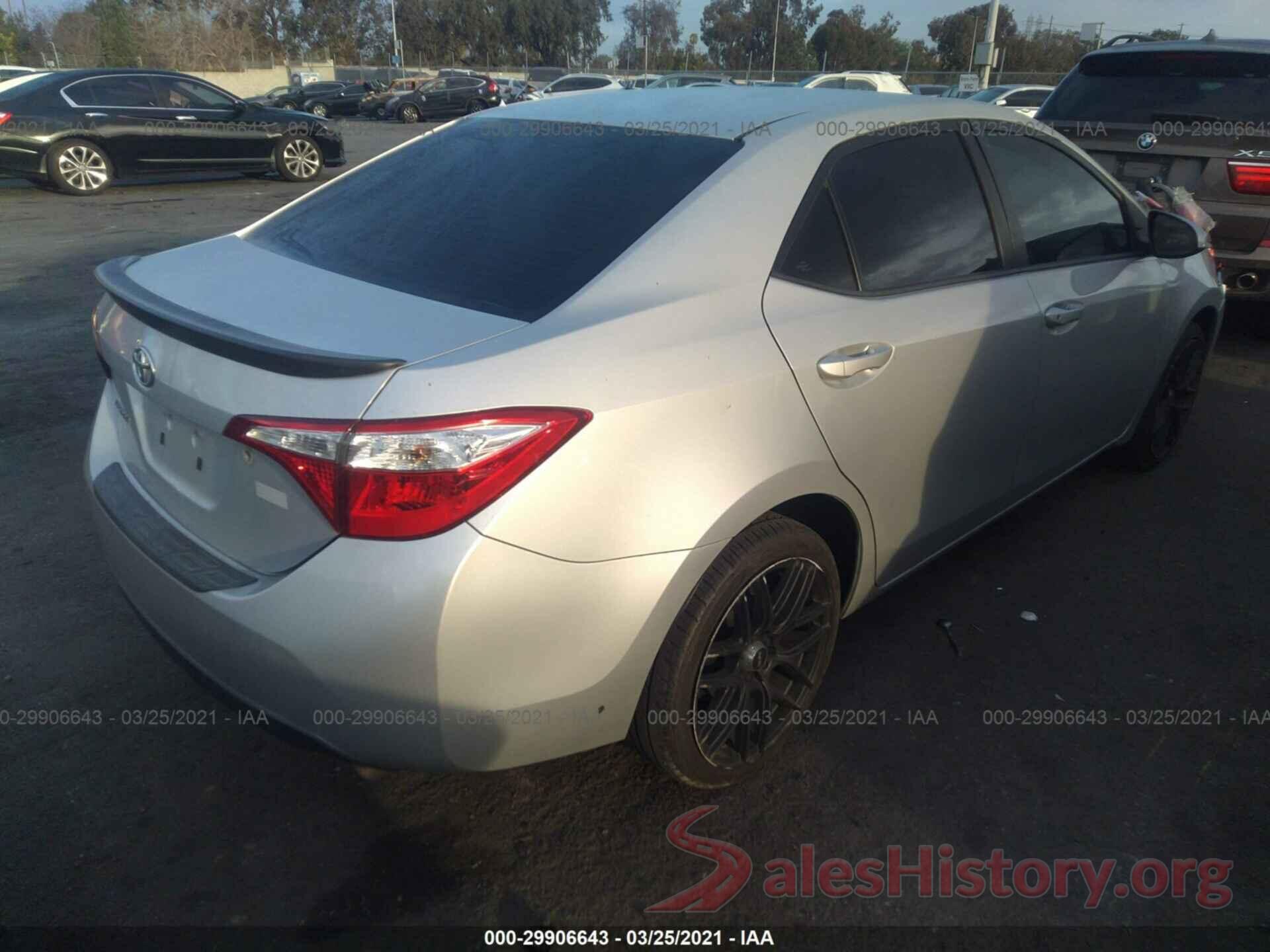 5YFBURHE6GP411744 2016 TOYOTA COROLLA