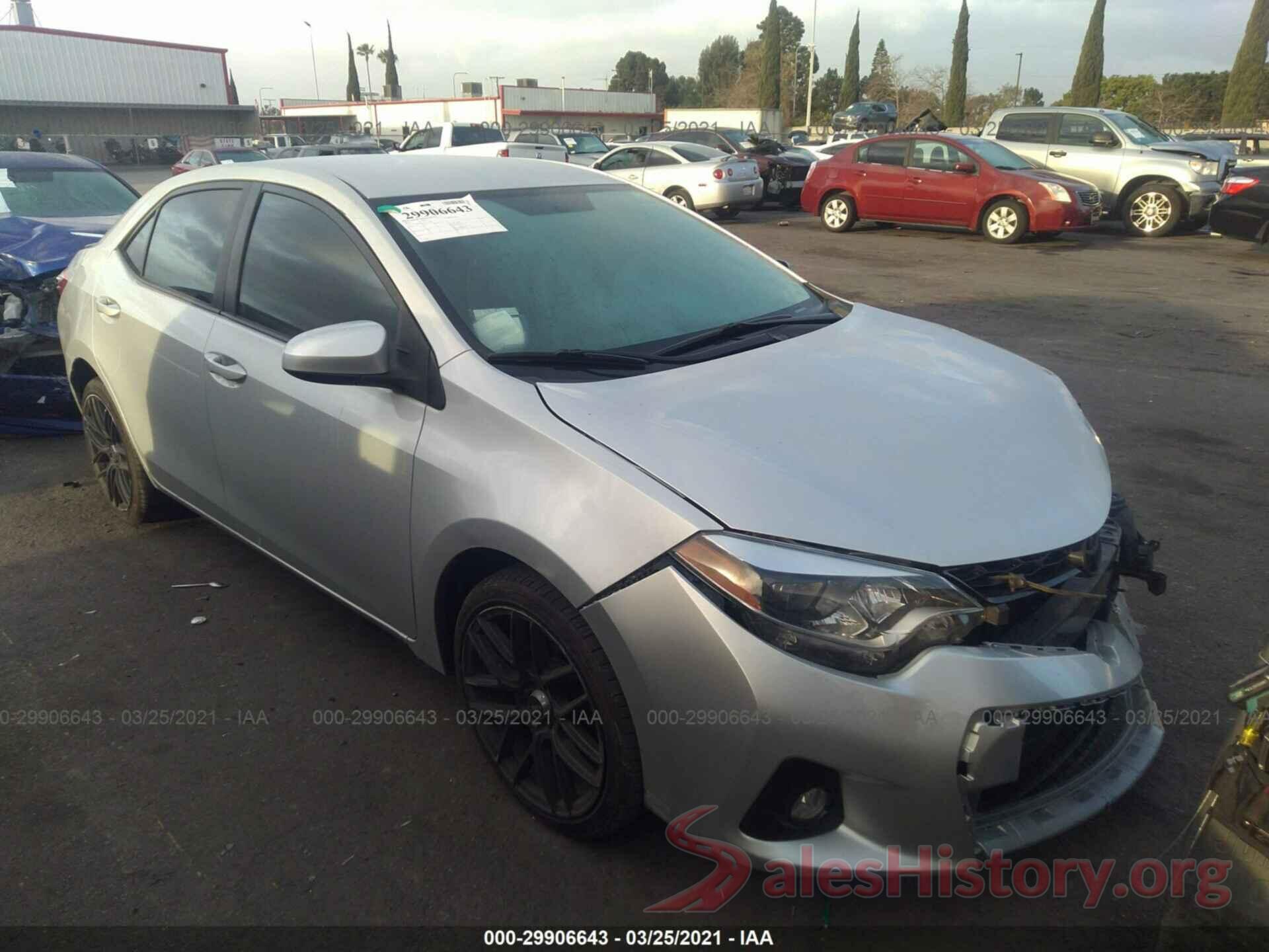 5YFBURHE6GP411744 2016 TOYOTA COROLLA