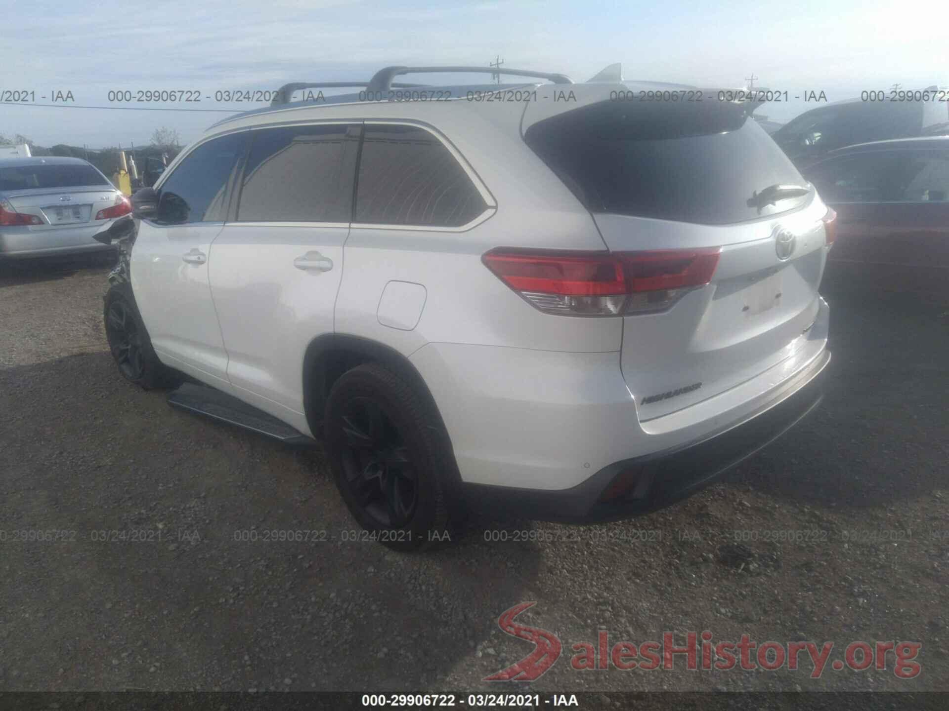 5TDDZRFH8HS475669 2017 TOYOTA HIGHLANDER