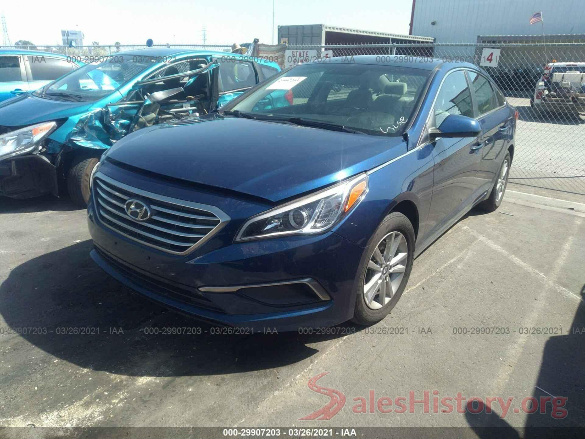 5NPE24AF1HH522287 2017 HYUNDAI SONATA