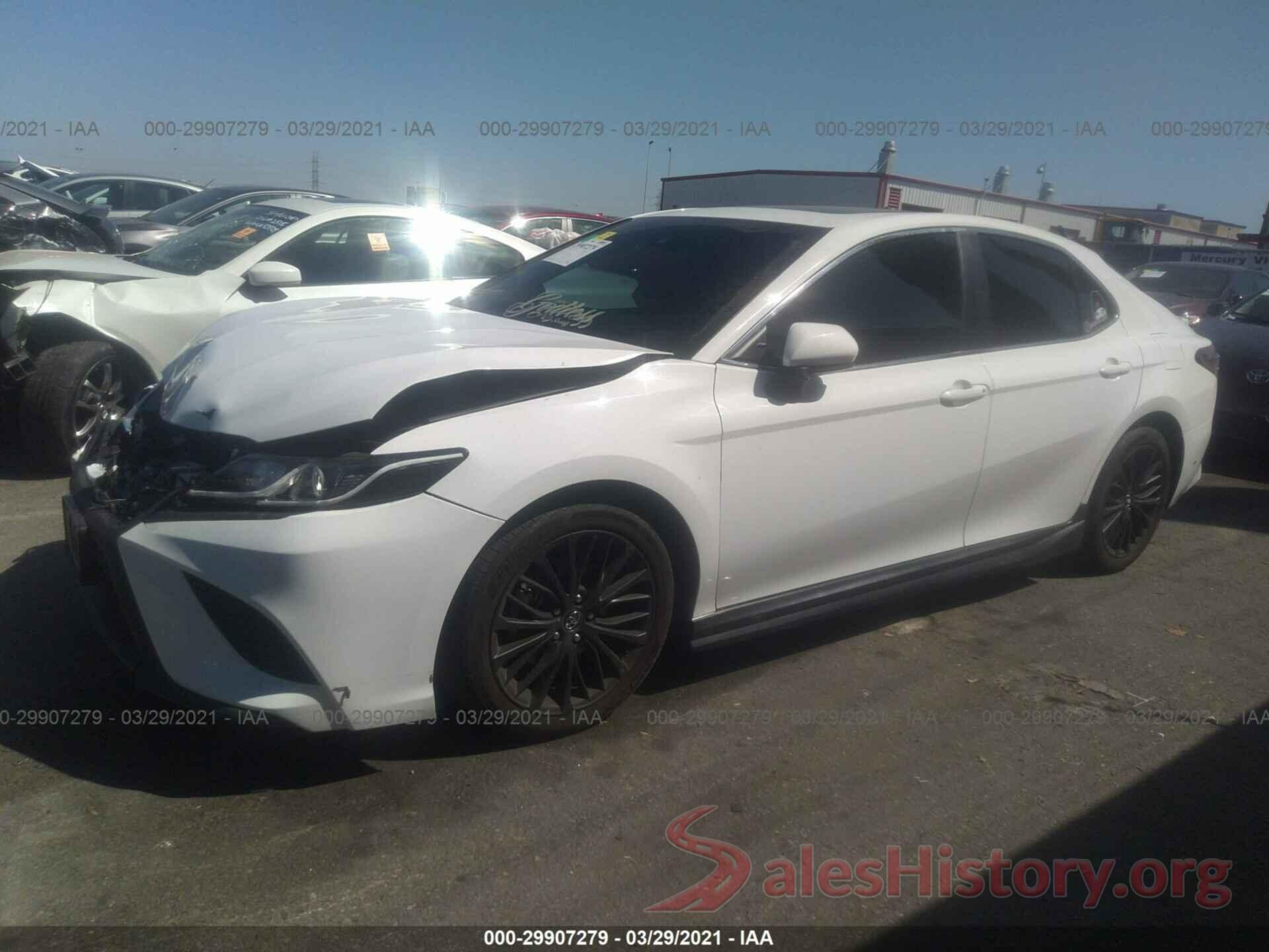 4T1B11HK7KU257424 2019 TOYOTA CAMRY