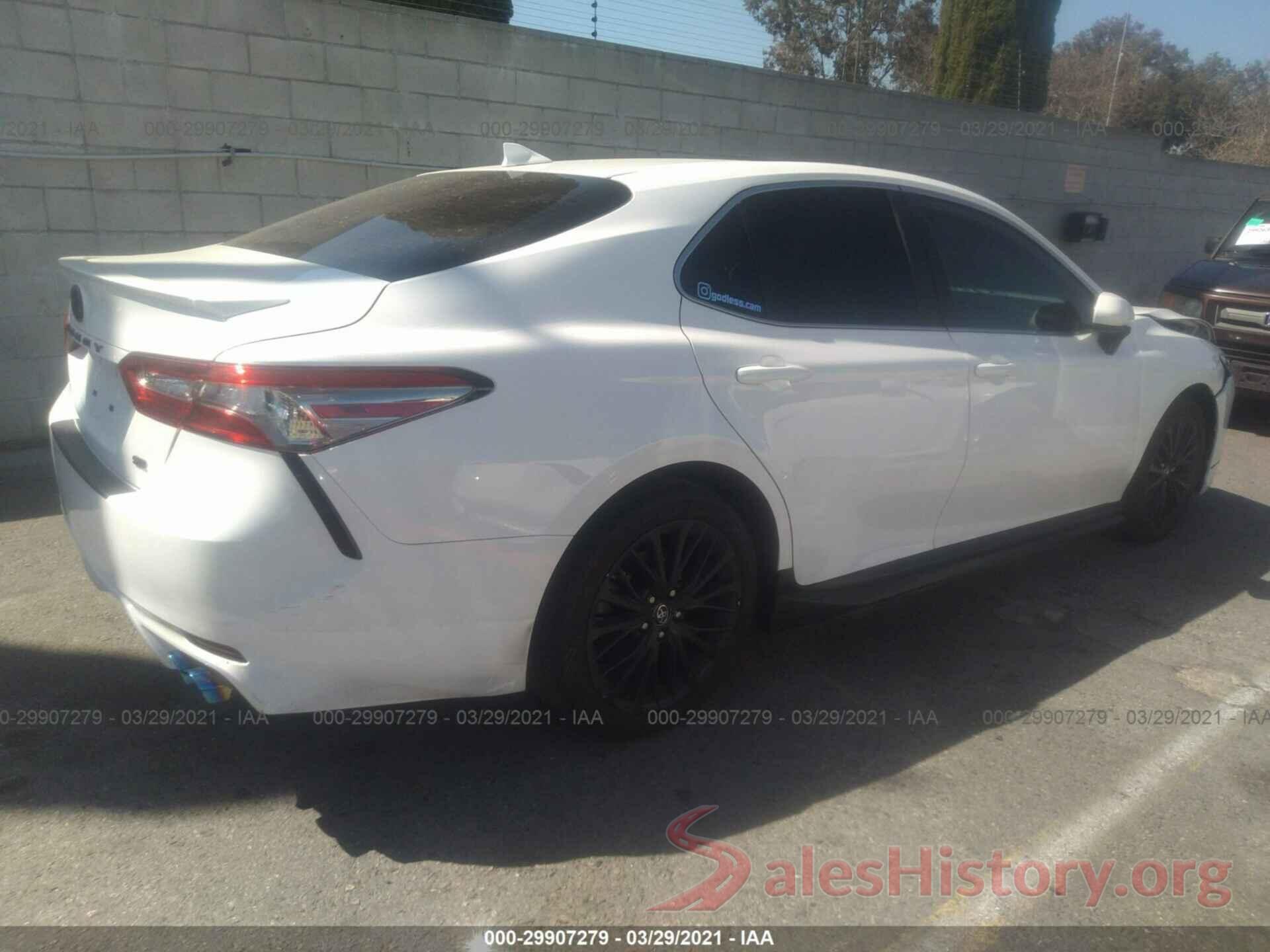 4T1B11HK7KU257424 2019 TOYOTA CAMRY