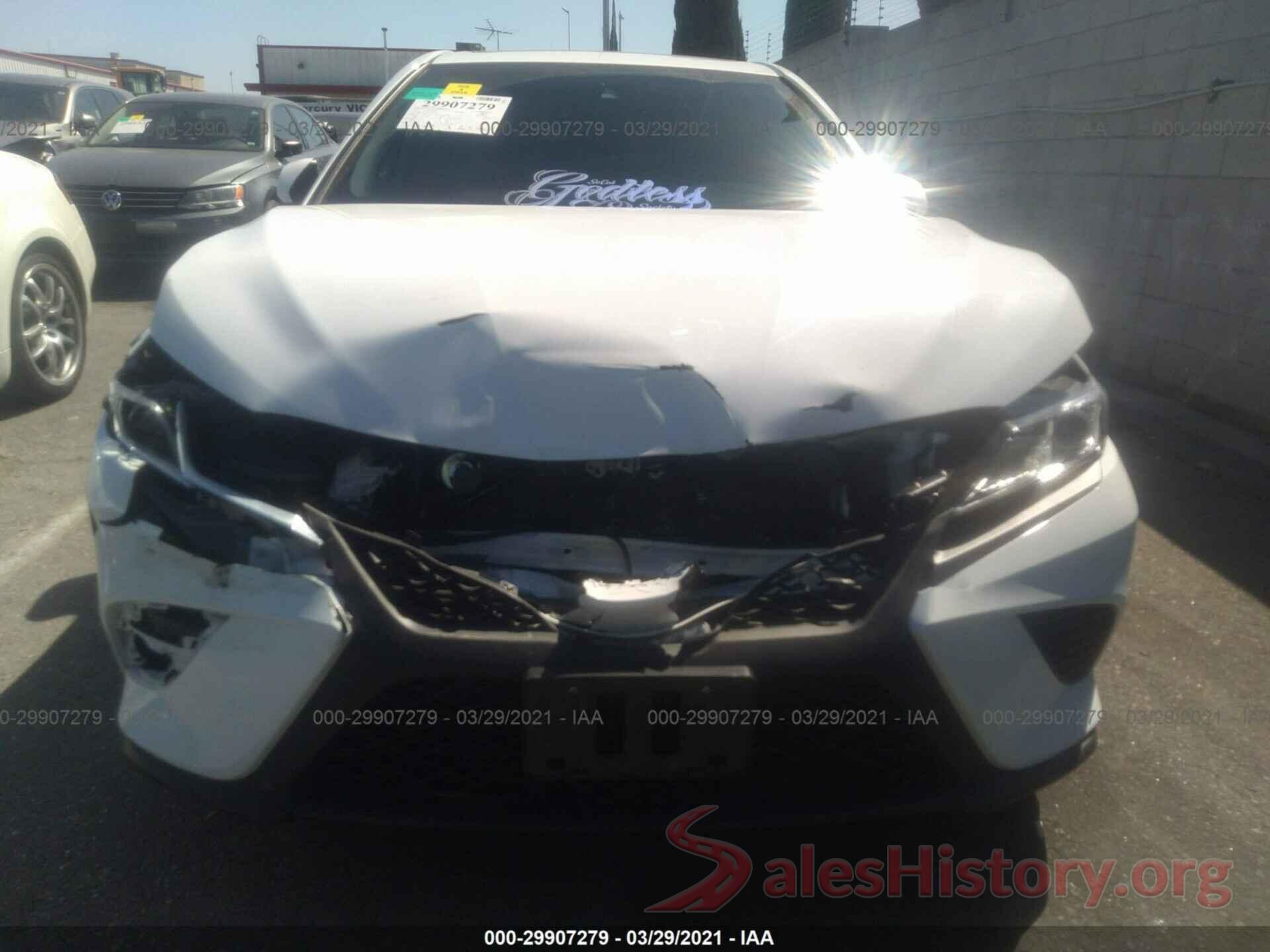 4T1B11HK7KU257424 2019 TOYOTA CAMRY