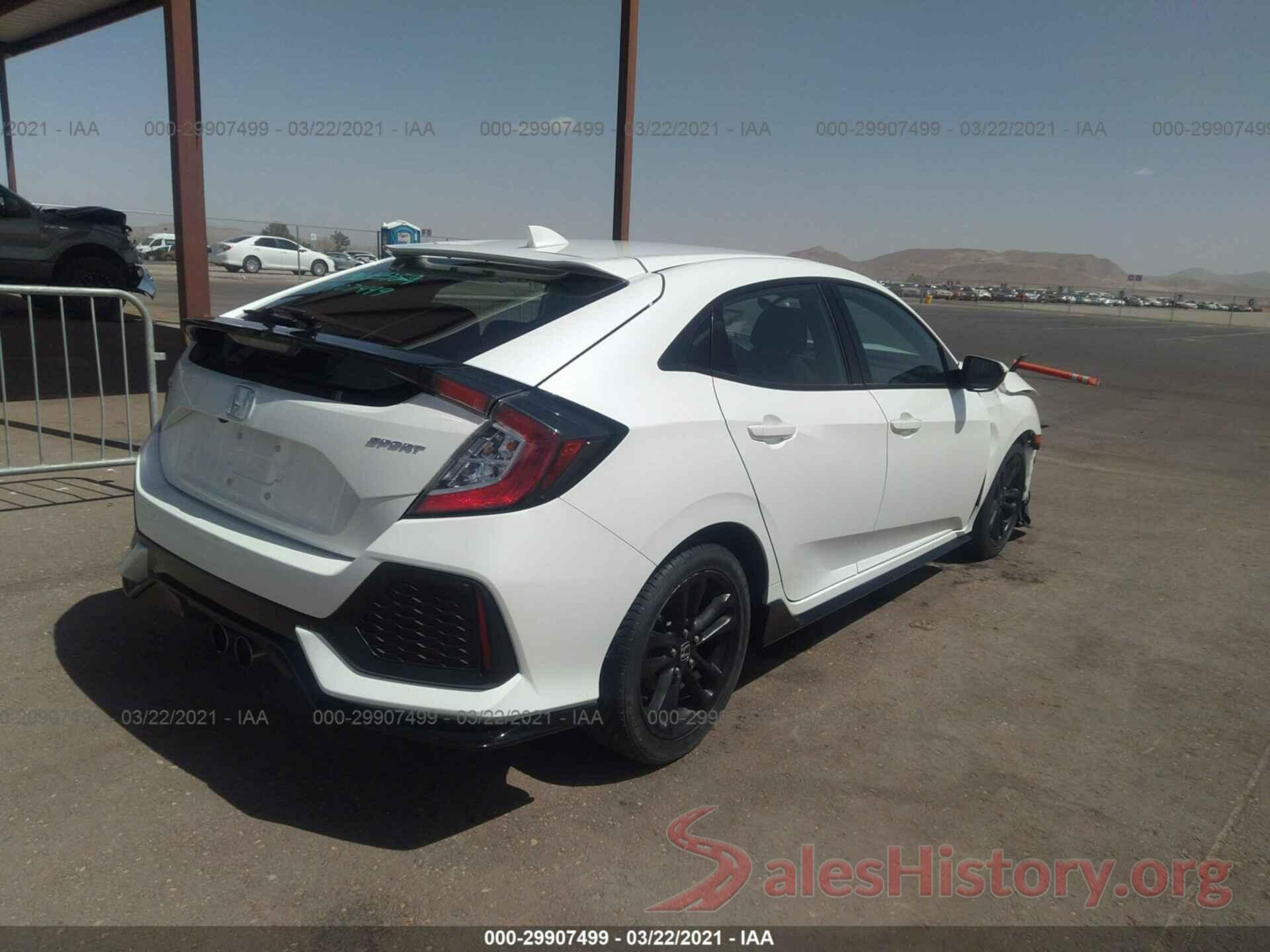 SHHFK7H45KU207829 2019 HONDA CIVIC HATCHBACK