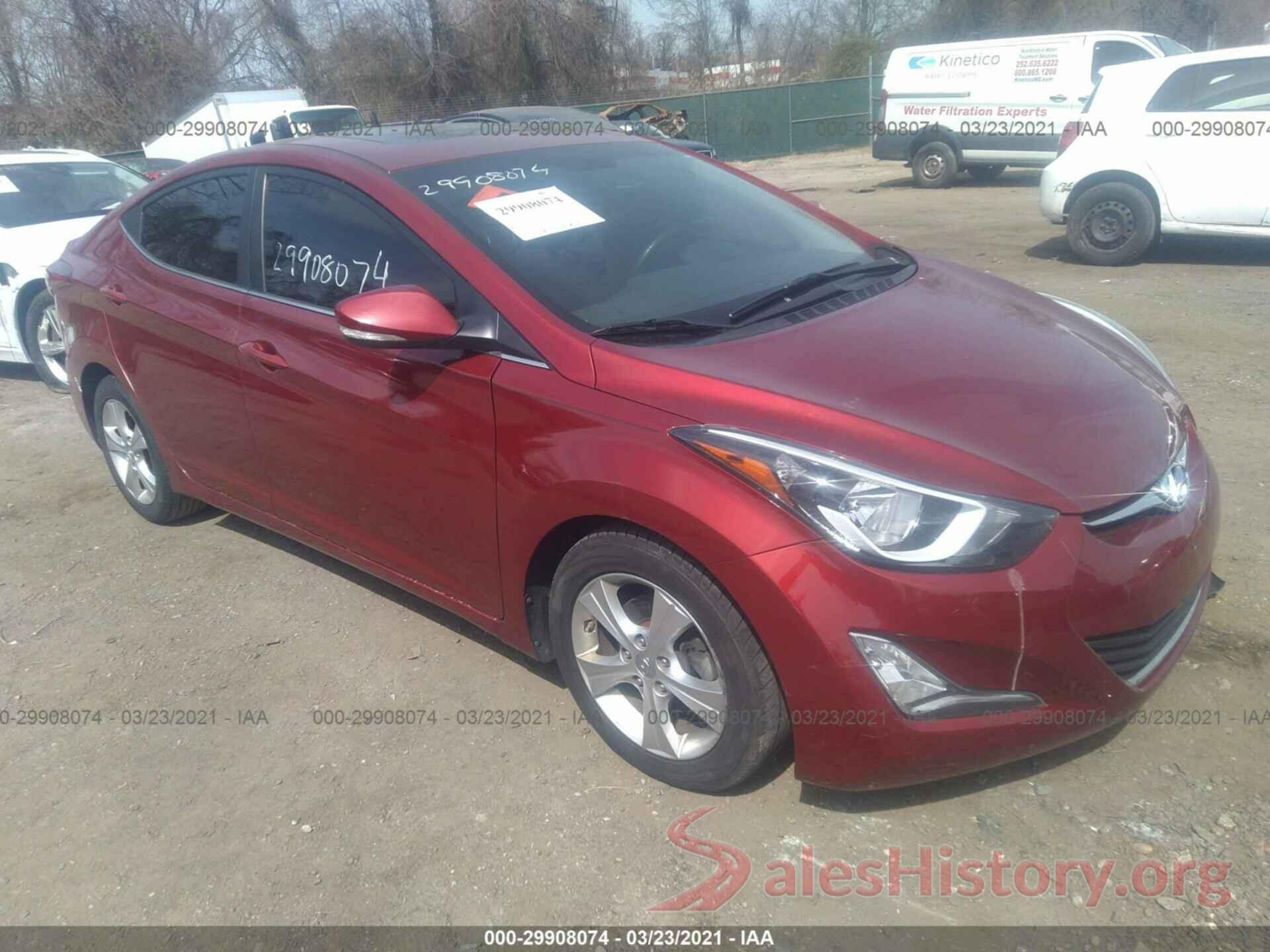 5NPDH4AE3GH781606 2016 HYUNDAI ELANTRA