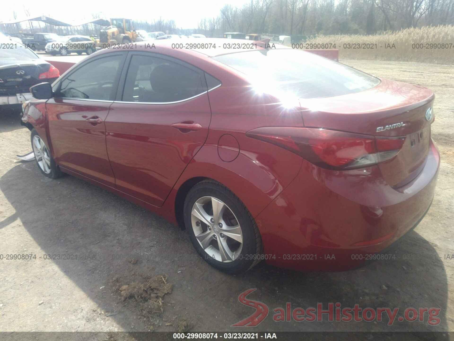 5NPDH4AE3GH781606 2016 HYUNDAI ELANTRA