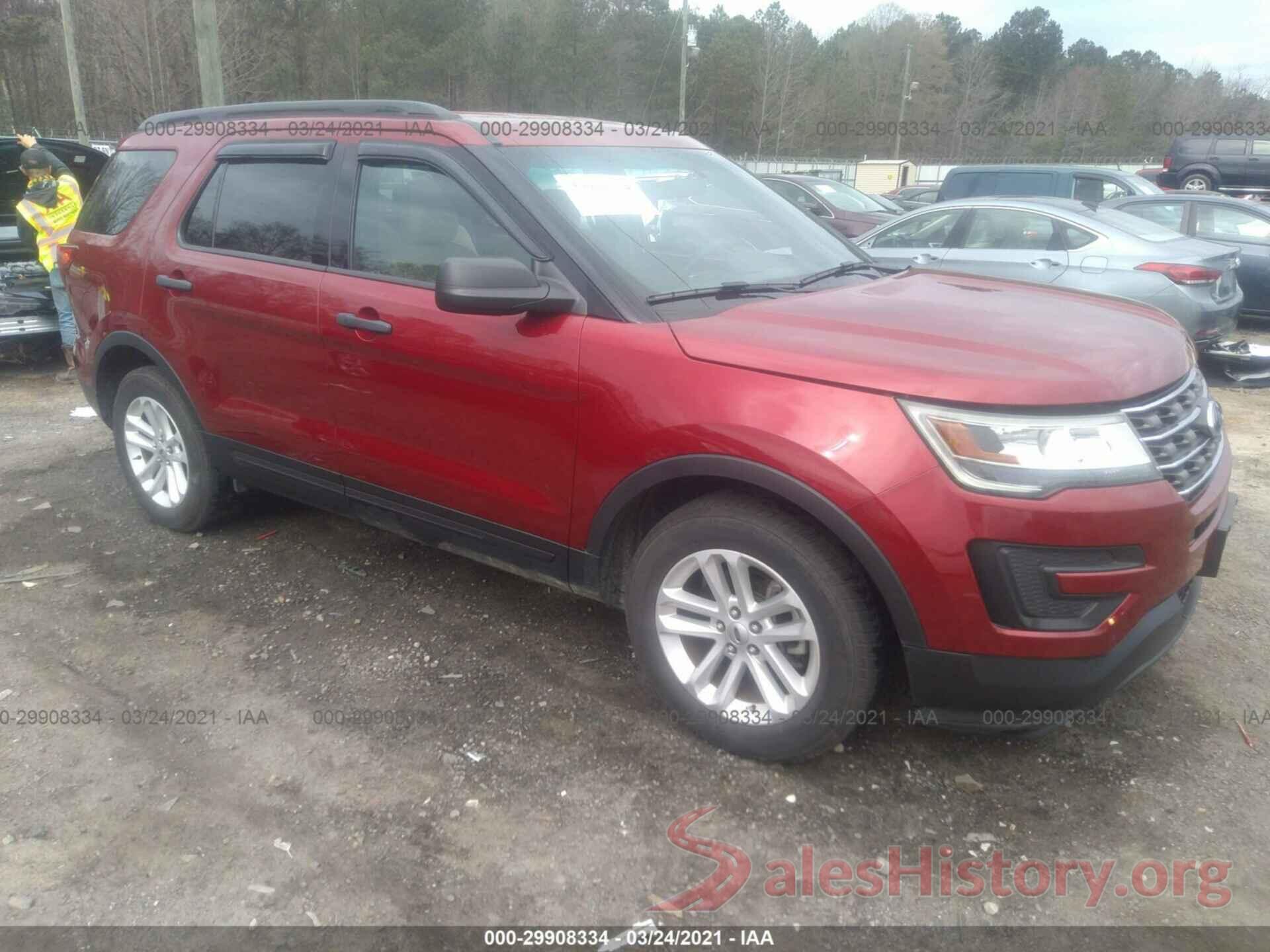 1FM5K7B81GGB40759 2016 FORD EXPLORER