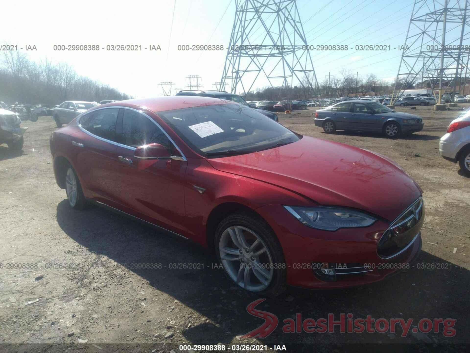 5YJSA1H14EFP56593 2014 TESLA MODEL S