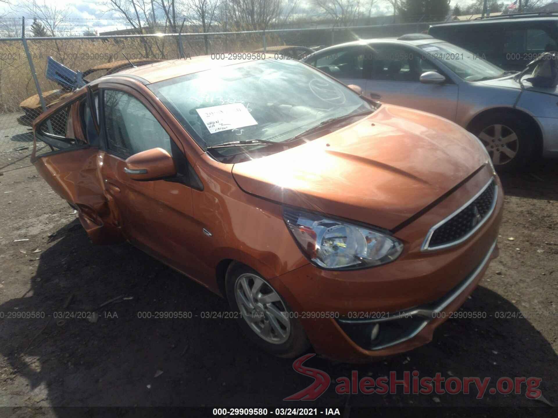 ML32A4HJ5HH016916 2017 MITSUBISHI MIRAGE