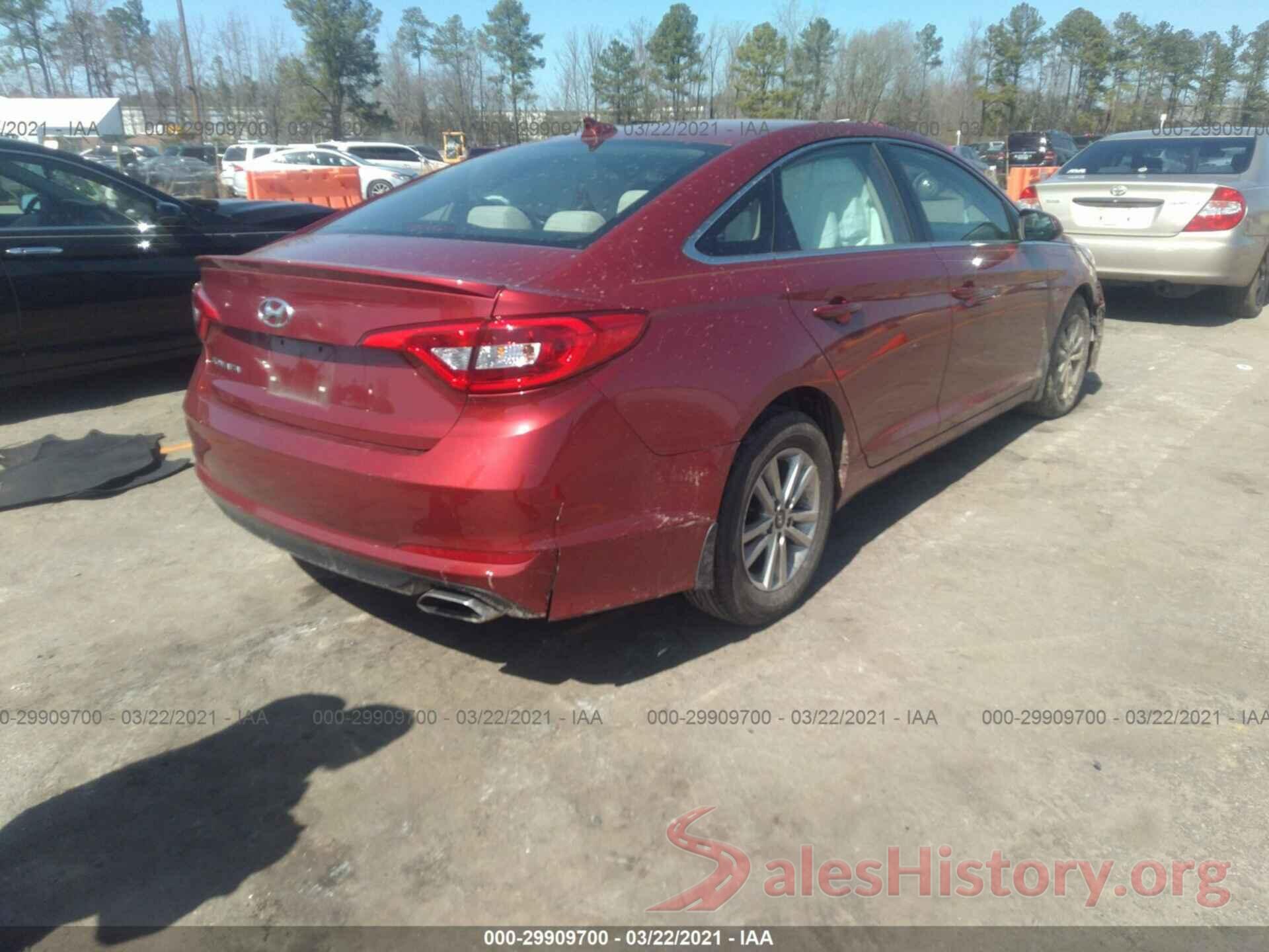 5NPE24AF6GH433023 2016 HYUNDAI SONATA