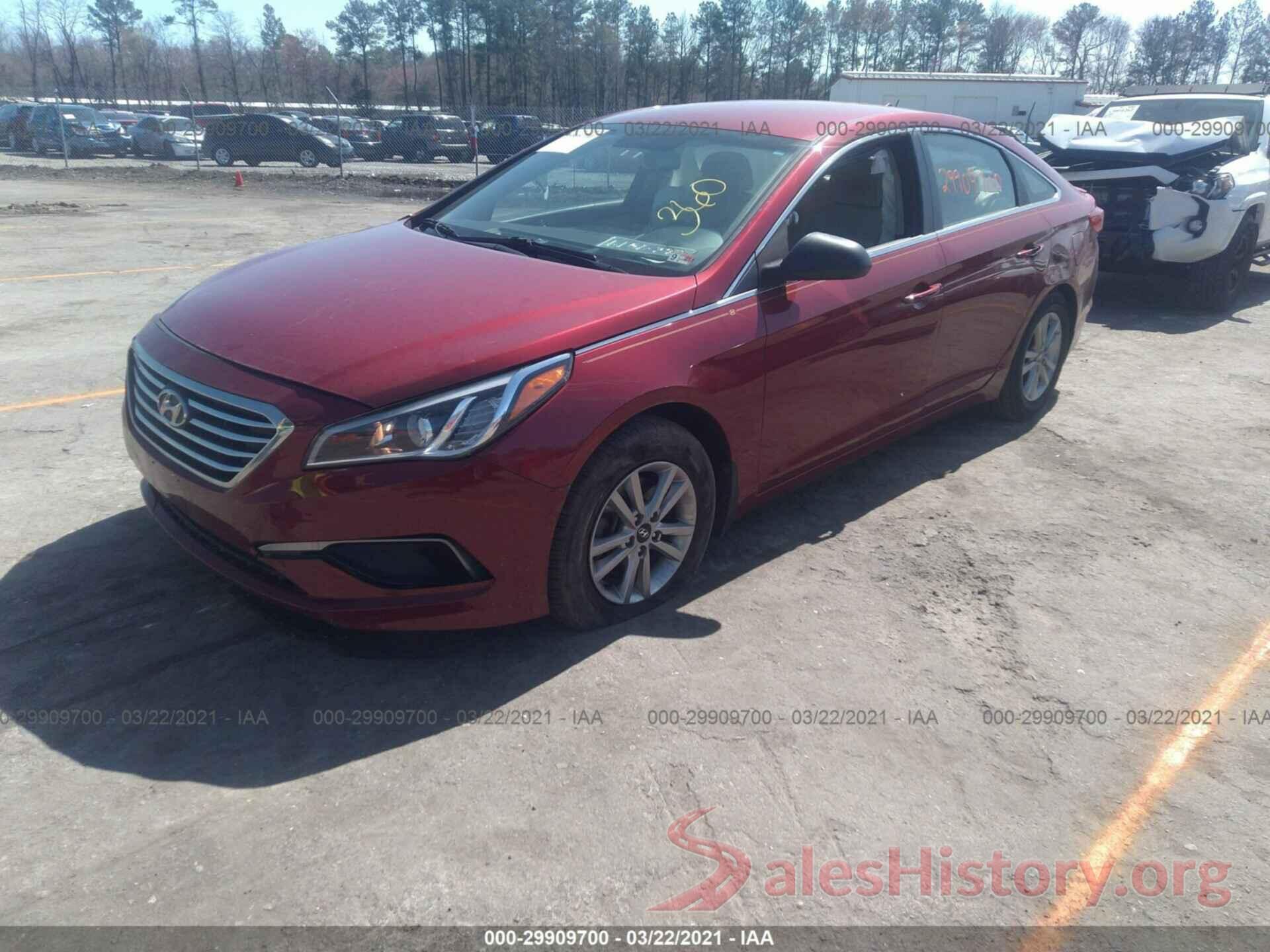 5NPE24AF6GH433023 2016 HYUNDAI SONATA