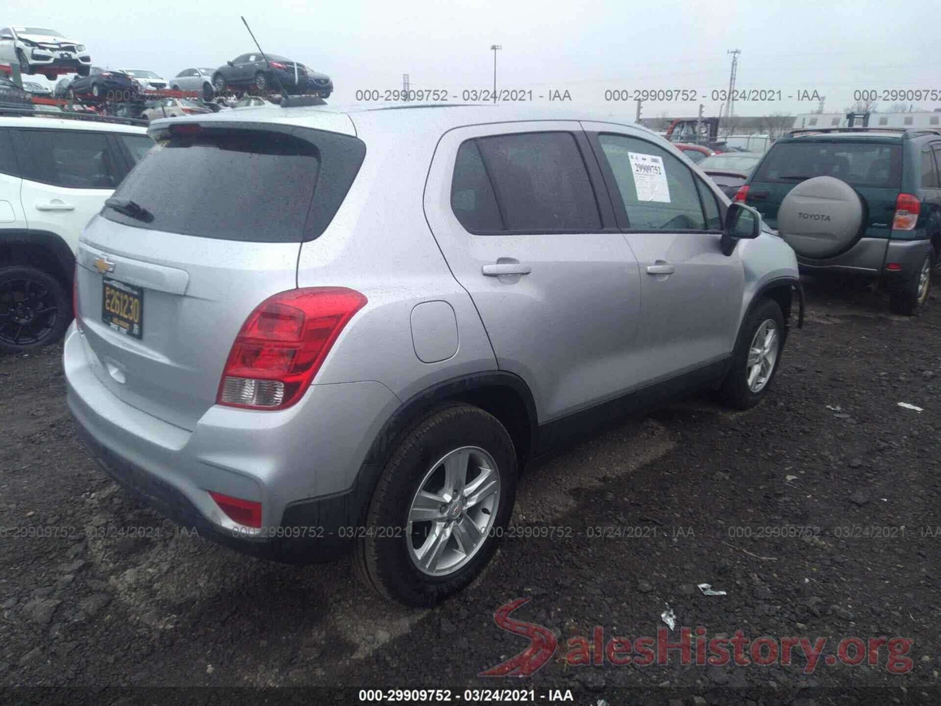 KL7CJKSB2MB322733 2021 CHEVROLET TRAX