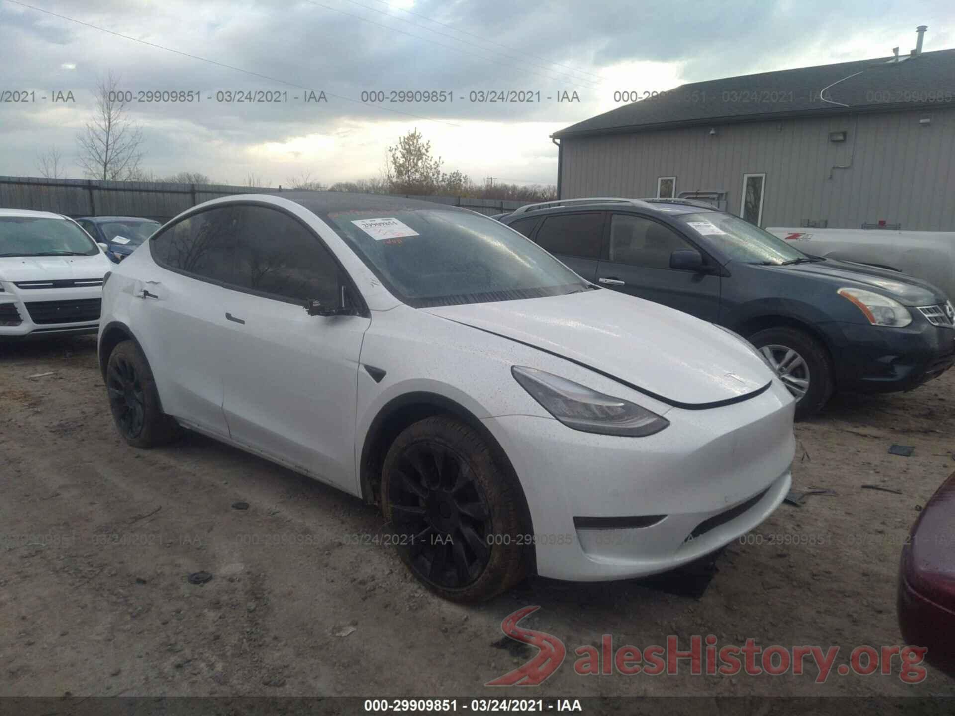 5YJYGDEE2MF072383 2021 TESLA MODEL Y