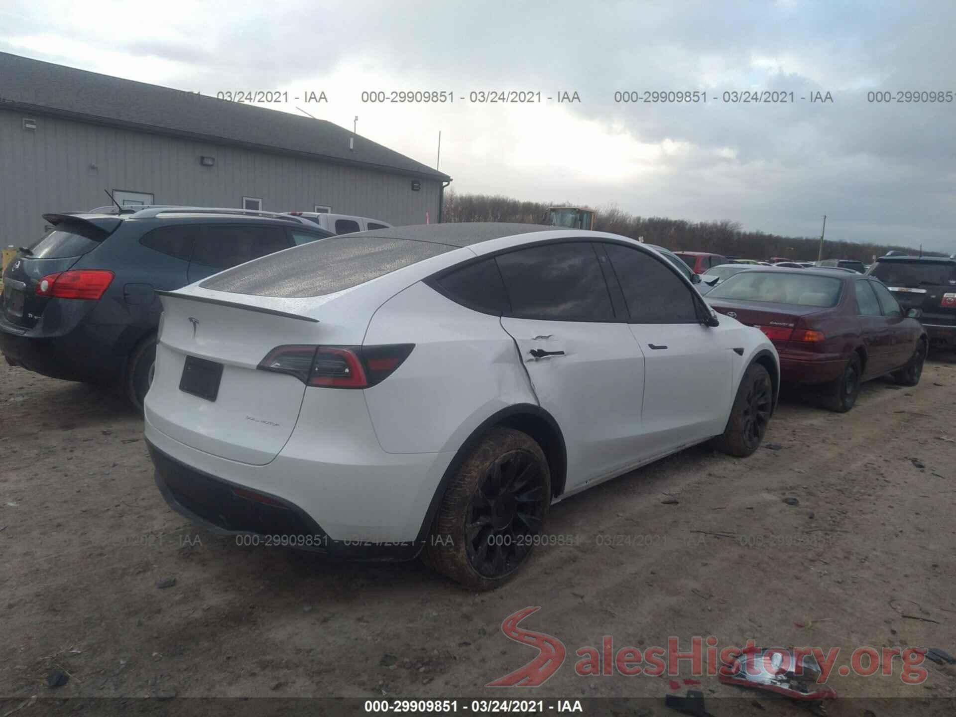 5YJYGDEE2MF072383 2021 TESLA MODEL Y