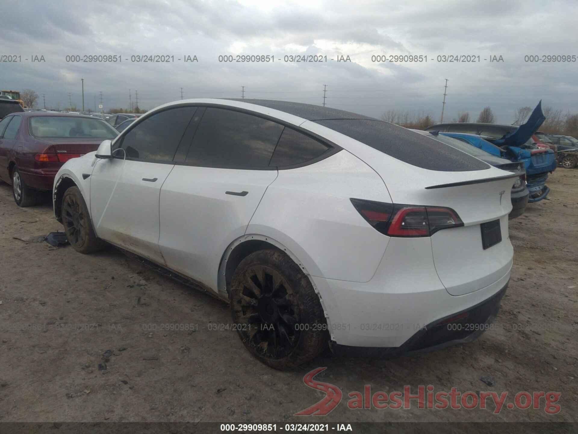 5YJYGDEE2MF072383 2021 TESLA MODEL Y