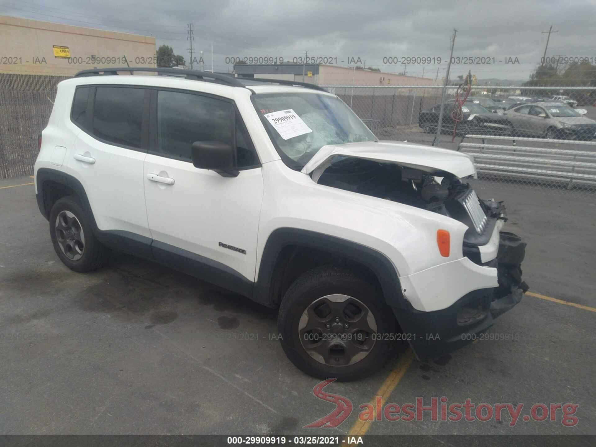 ZACCJBAT2GPD55173 2016 JEEP RENEGADE