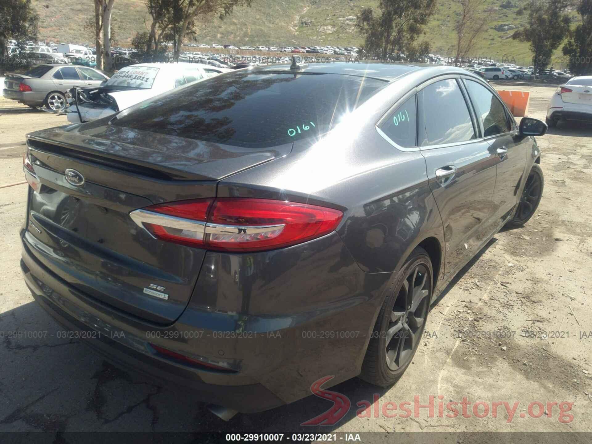 3FA6P0HD7KR176081 2019 FORD FUSION