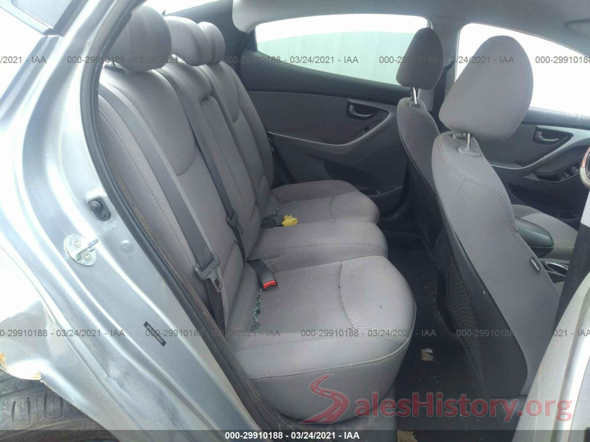 5NPDH4AE9GH660157 2016 HYUNDAI ELANTRA