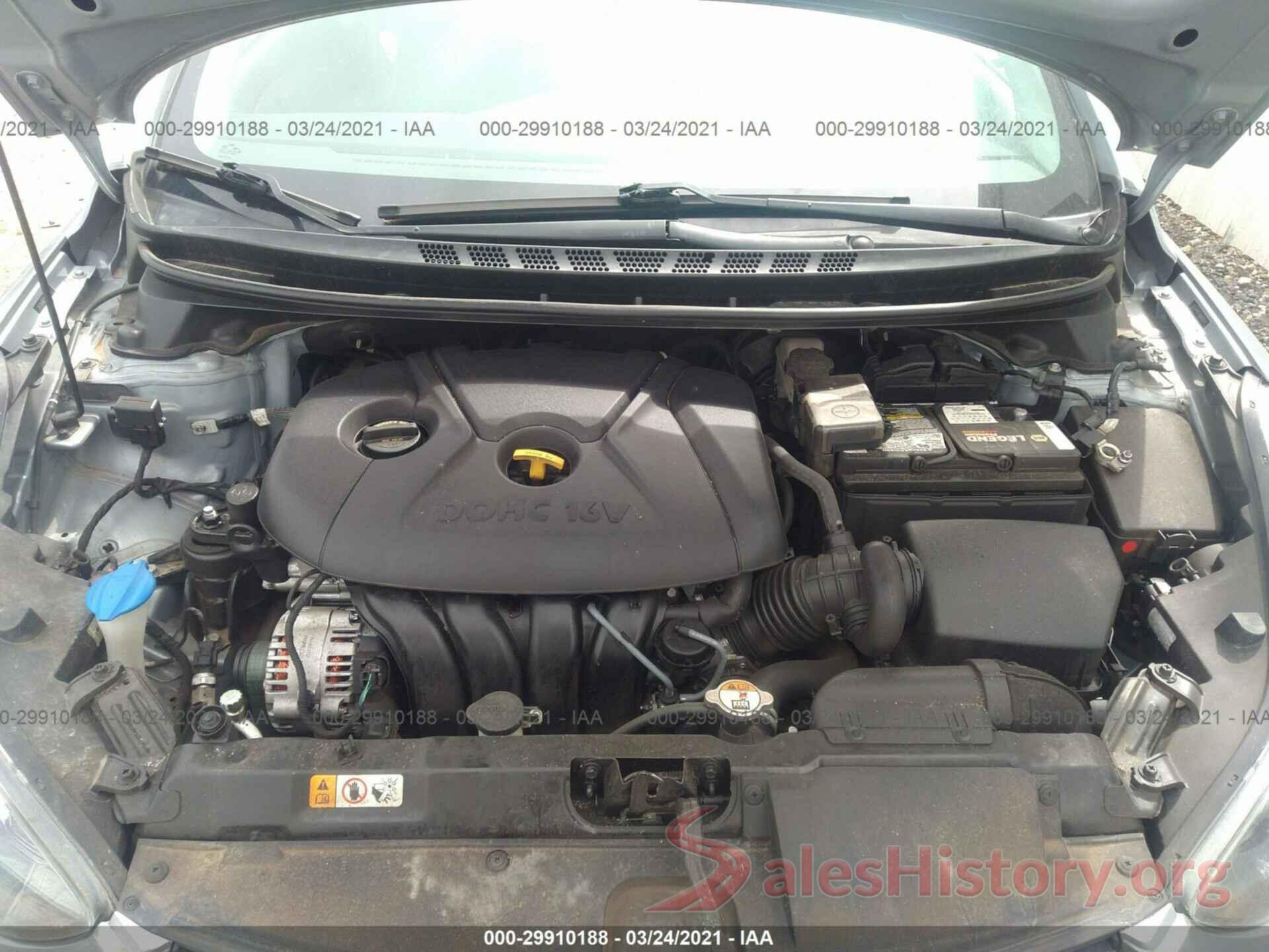 5NPDH4AE9GH660157 2016 HYUNDAI ELANTRA