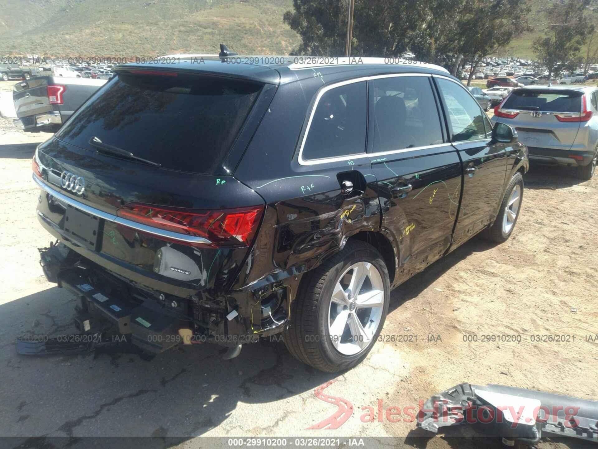 WA1AXAF70LD001831 2020 AUDI Q7