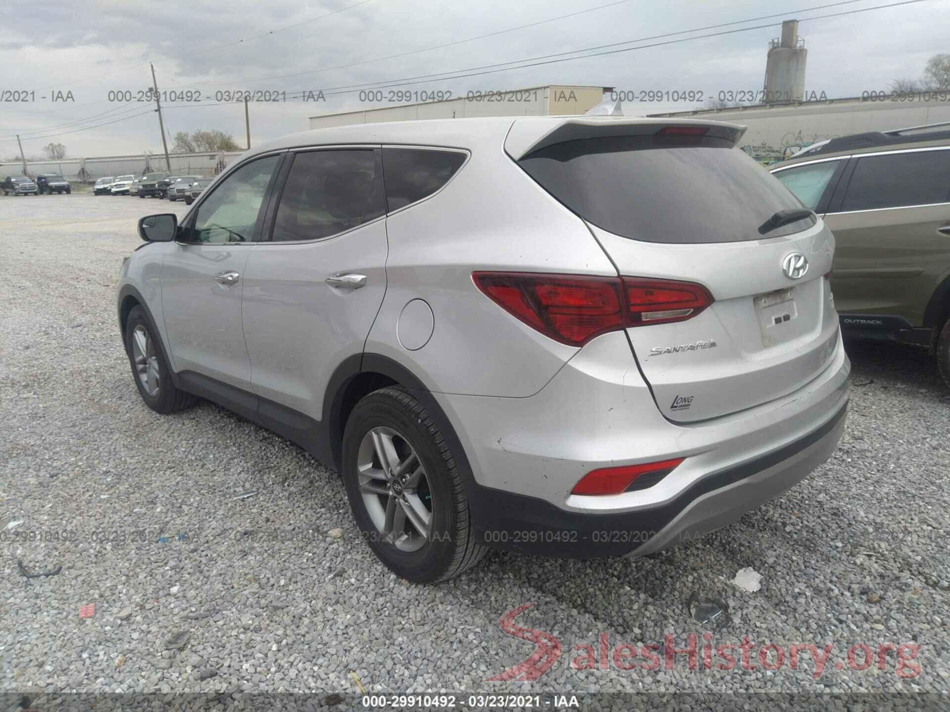 5XYZTDLB4HG466958 2017 HYUNDAI SANTA FE SPORT