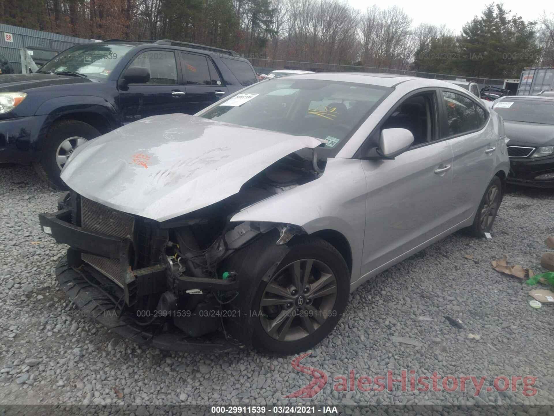 5NPD84LF4JH290376 2018 HYUNDAI ELANTRA