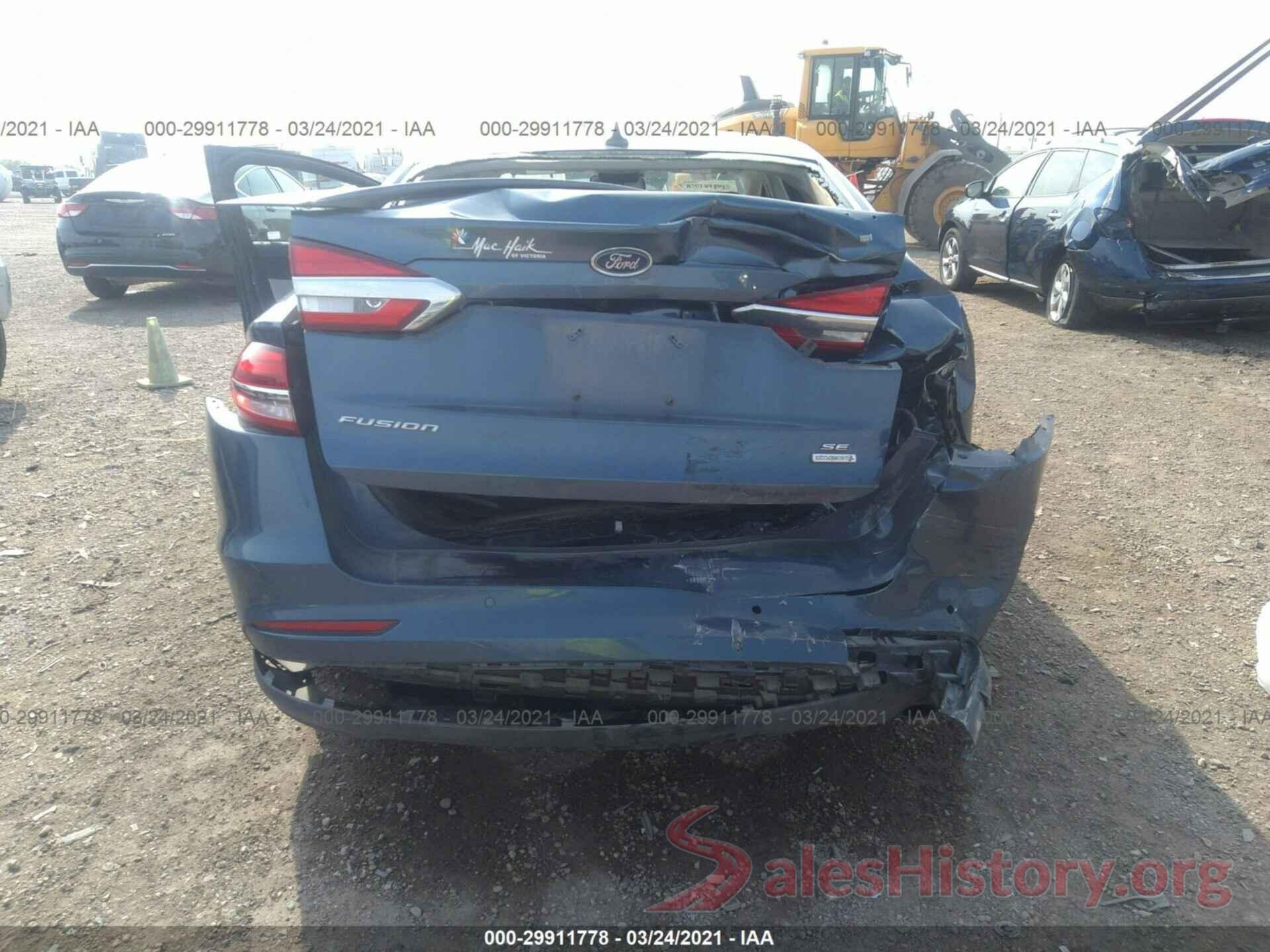 3FA6P0HD0KR250344 2019 FORD FUSION