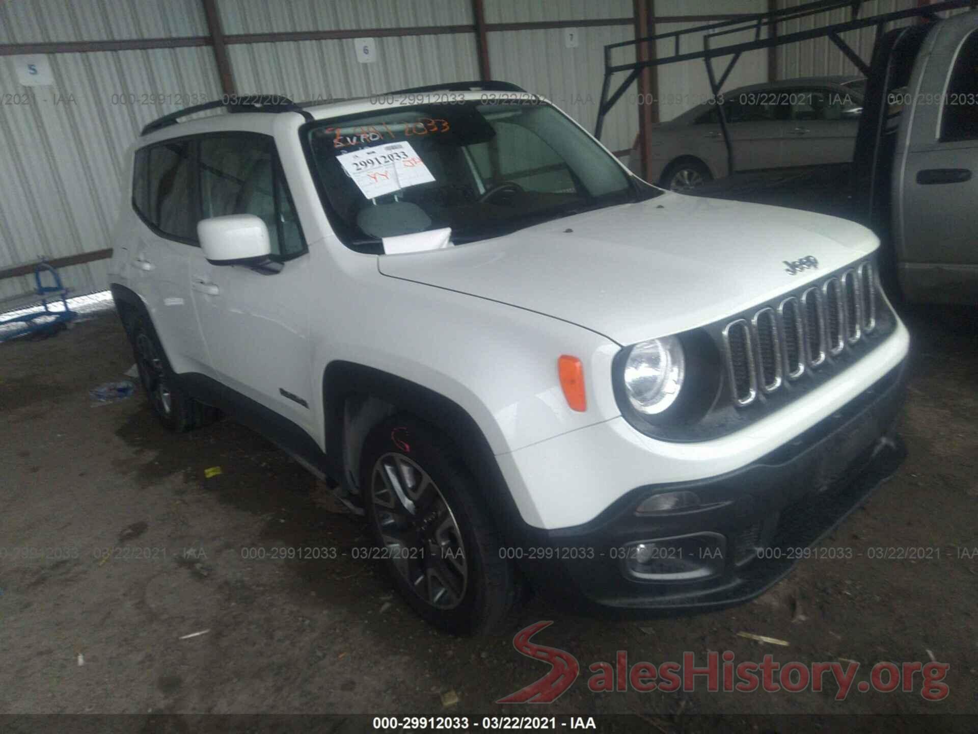 ZACCJABT6GPE10541 2016 JEEP RENEGADE