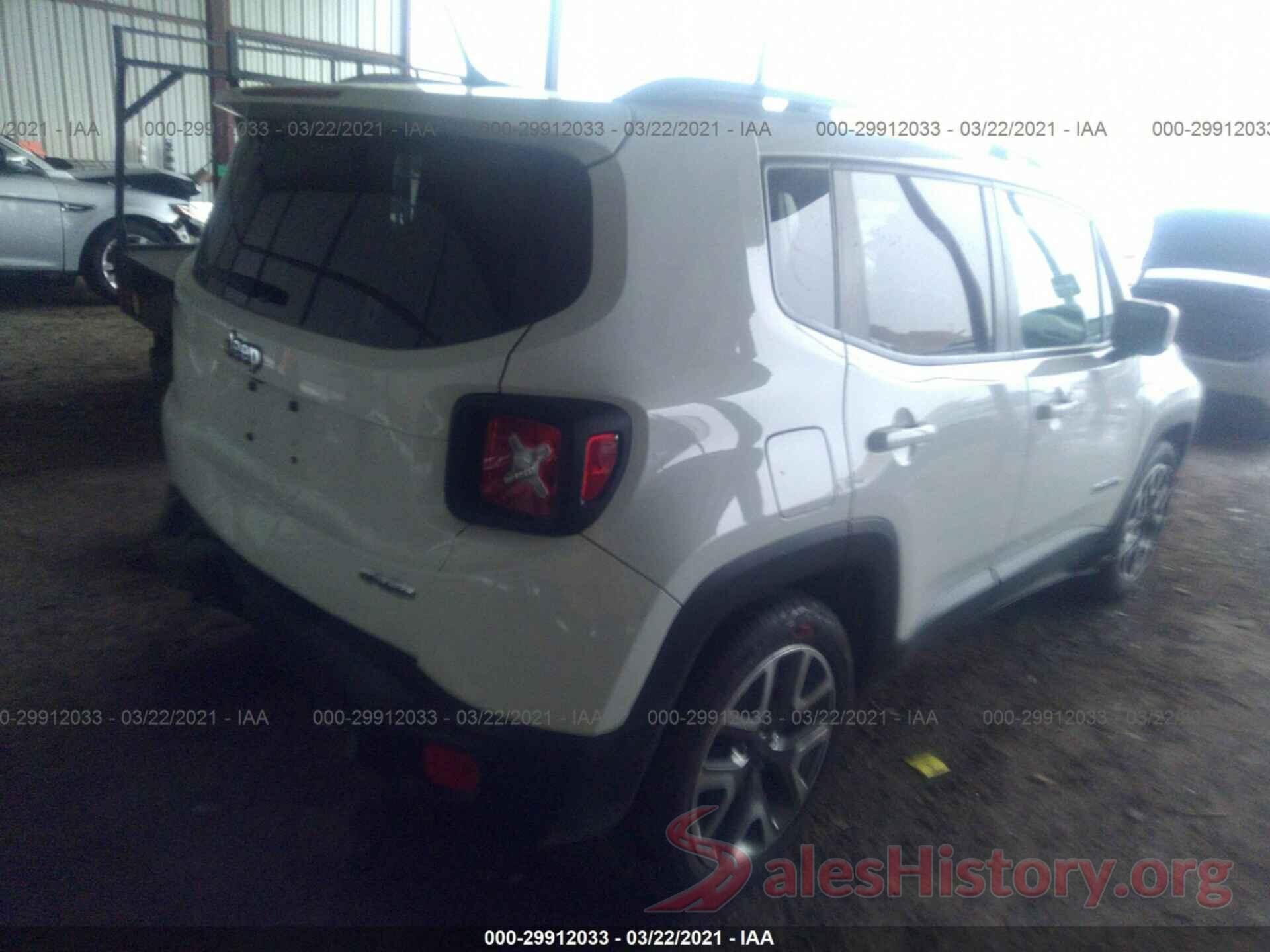 ZACCJABT6GPE10541 2016 JEEP RENEGADE