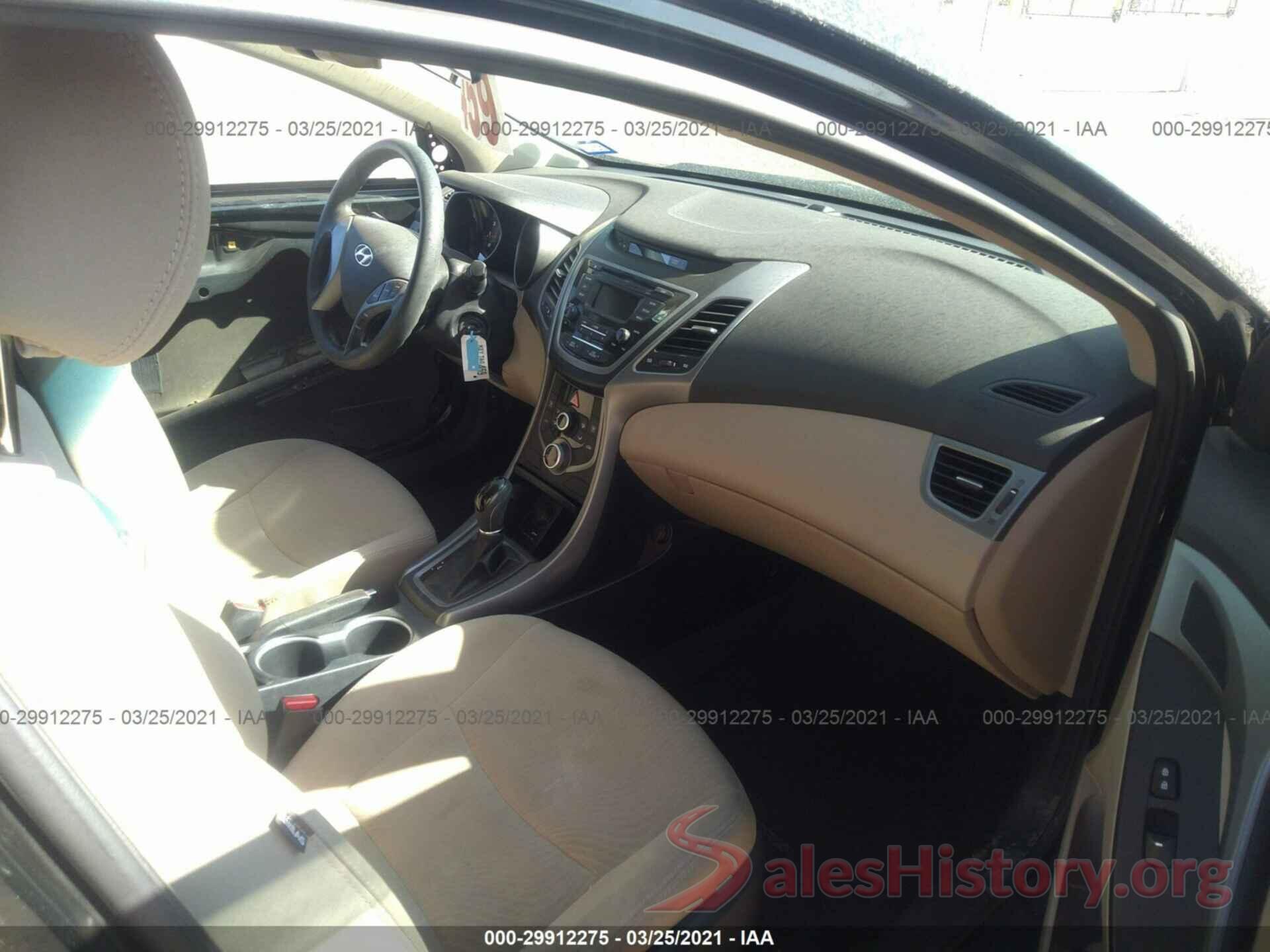 5NPDH4AE3GH744684 2016 HYUNDAI ELANTRA