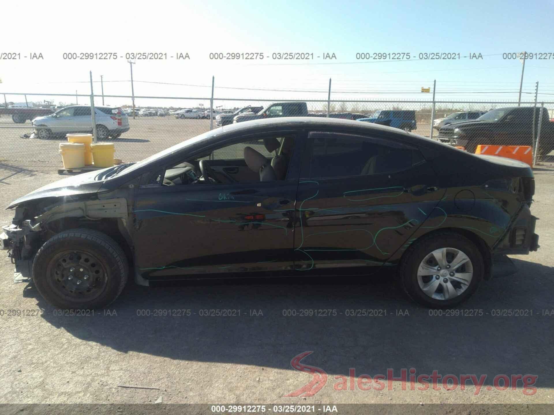 5NPDH4AE3GH744684 2016 HYUNDAI ELANTRA