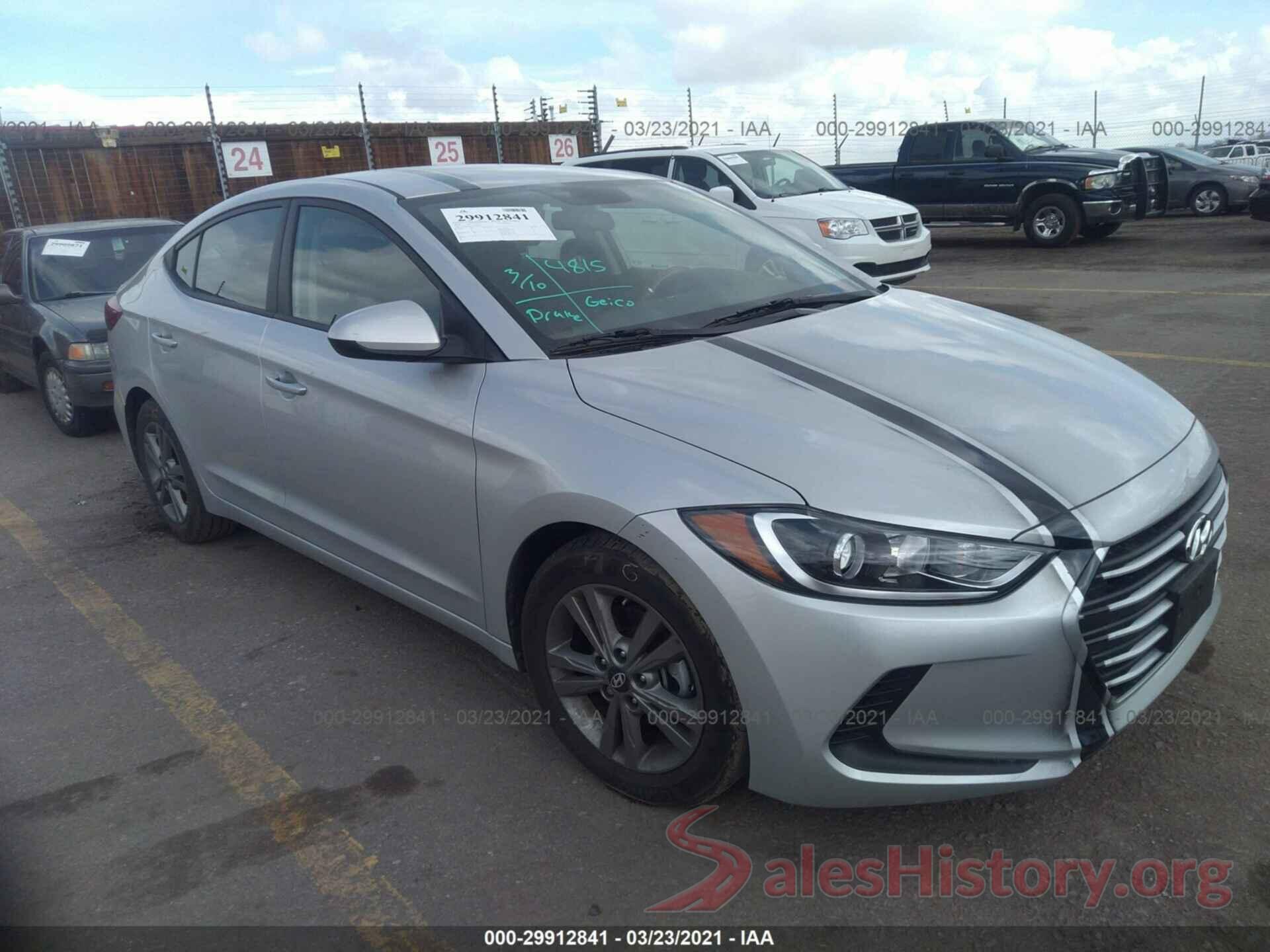 5NPD84LFXJH395813 2018 HYUNDAI ELANTRA