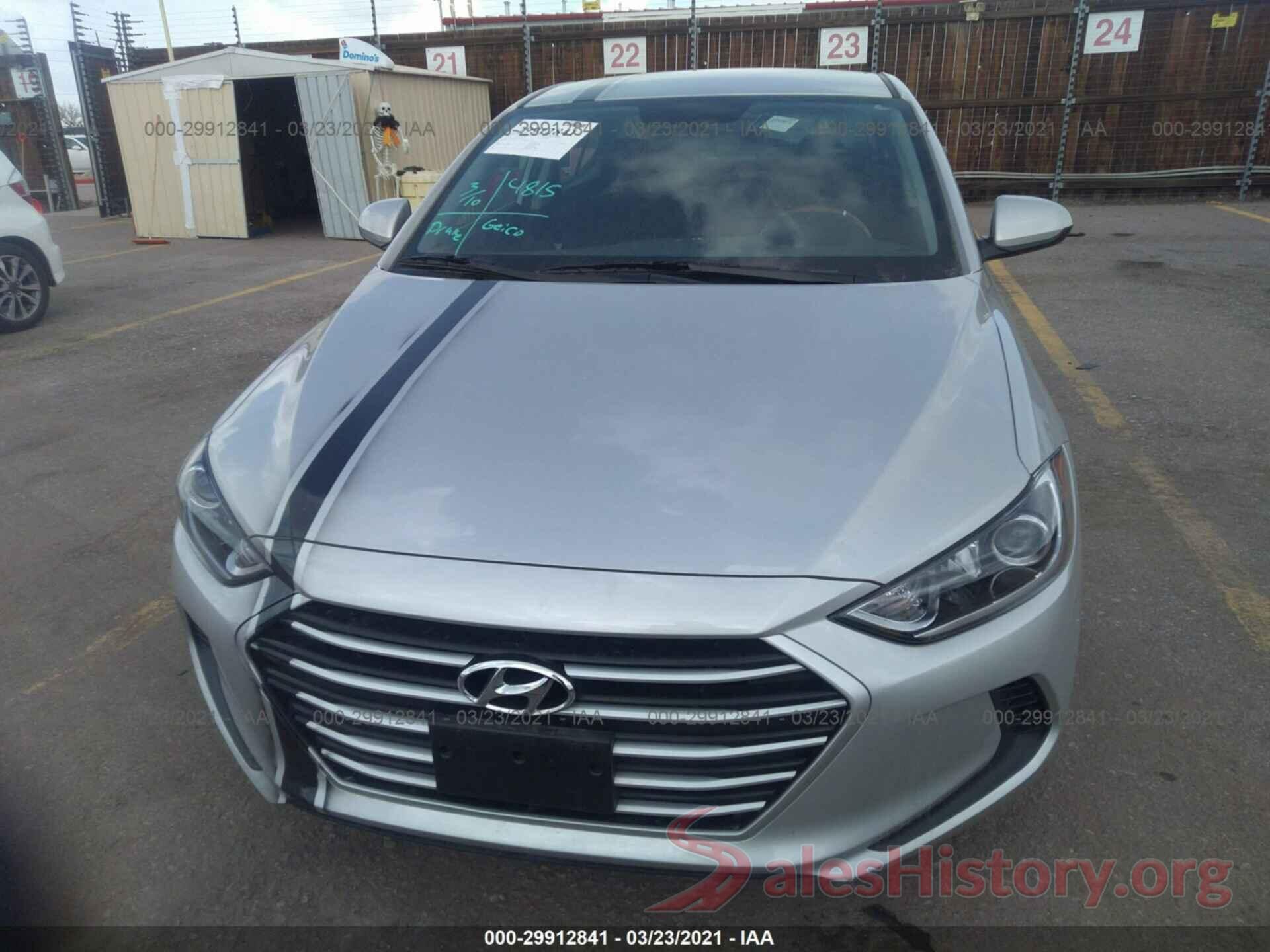 5NPD84LFXJH395813 2018 HYUNDAI ELANTRA