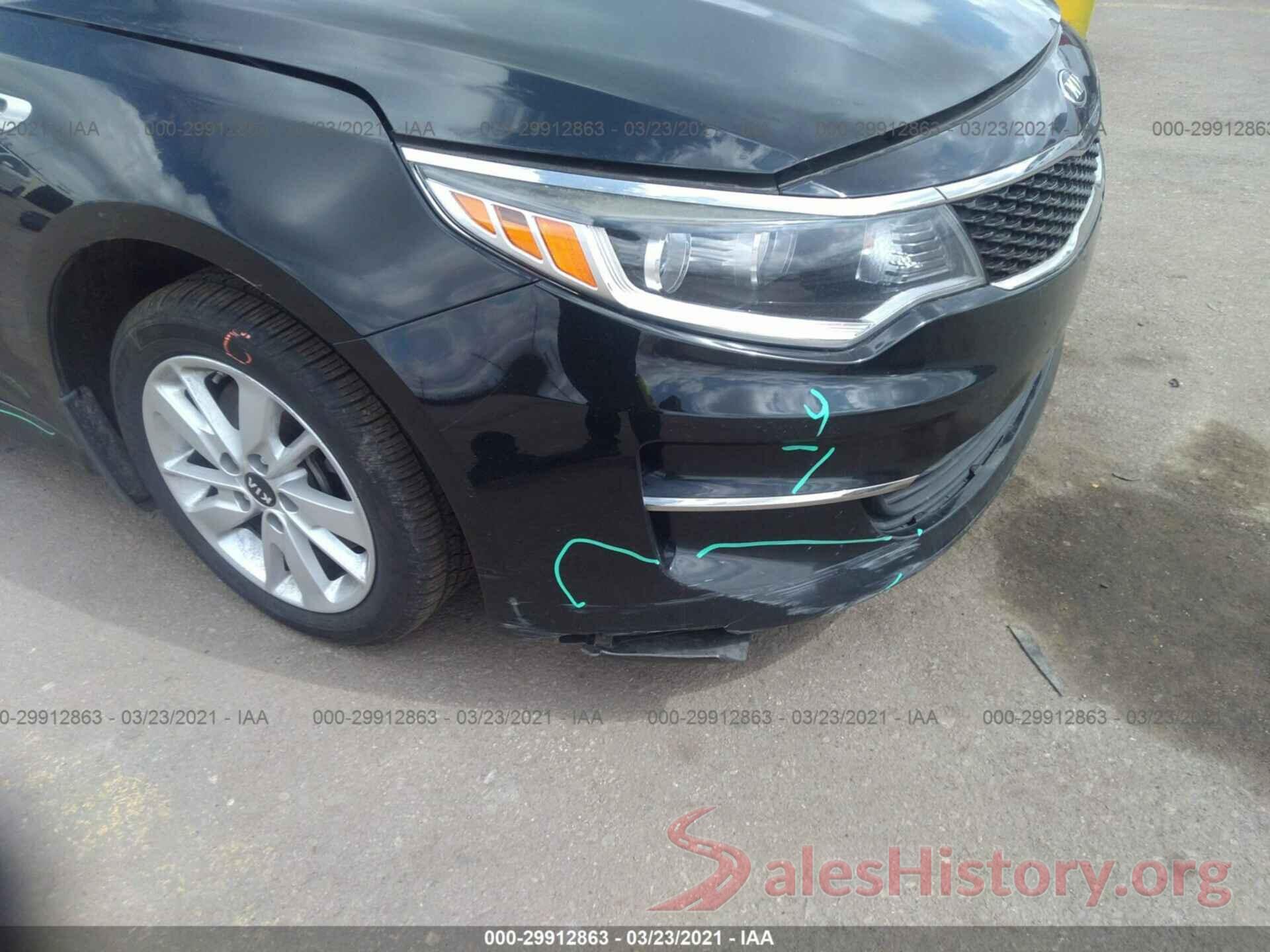 5XXGT4L34GG091706 2016 KIA OPTIMA