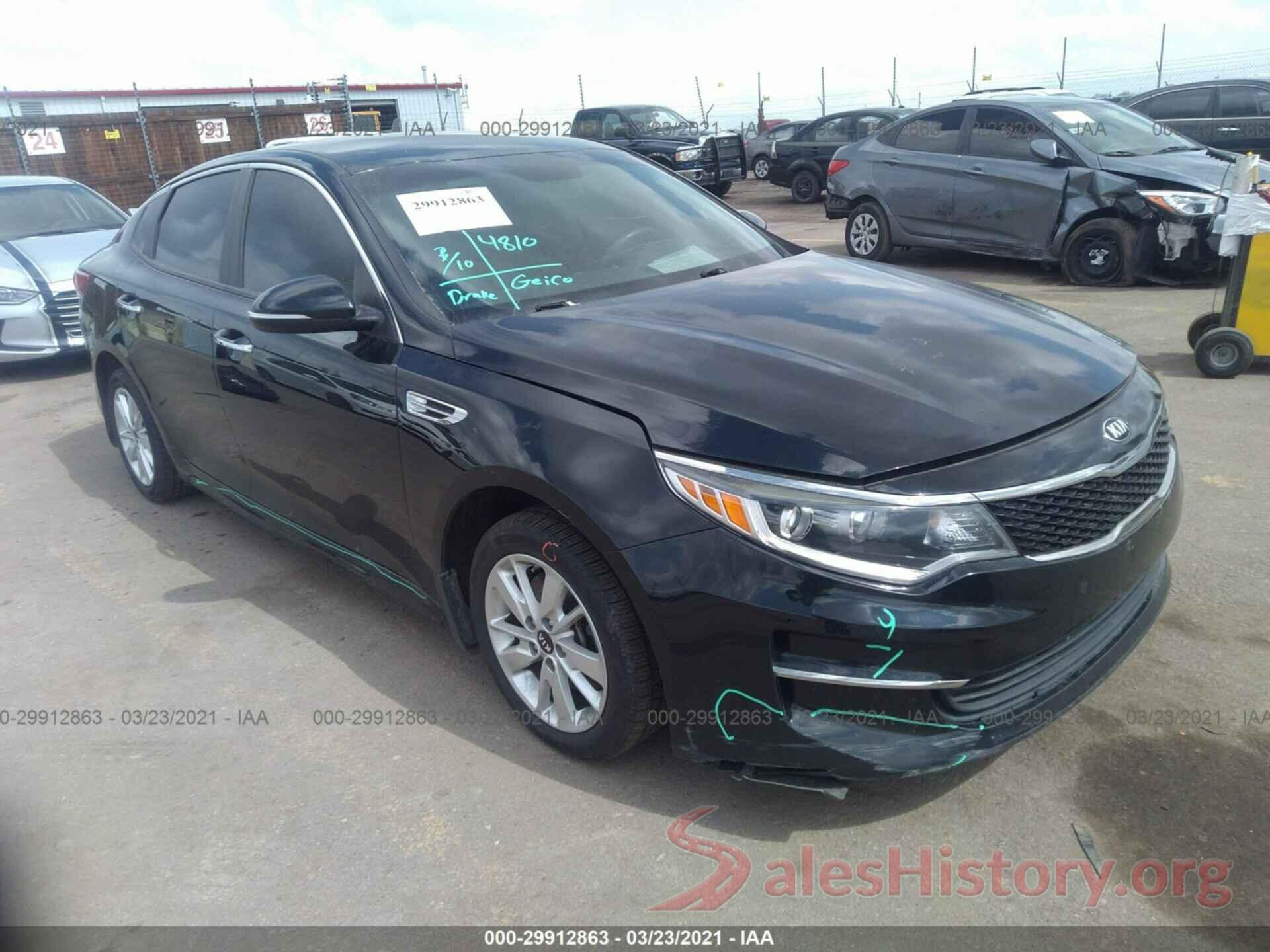 5XXGT4L34GG091706 2016 KIA OPTIMA