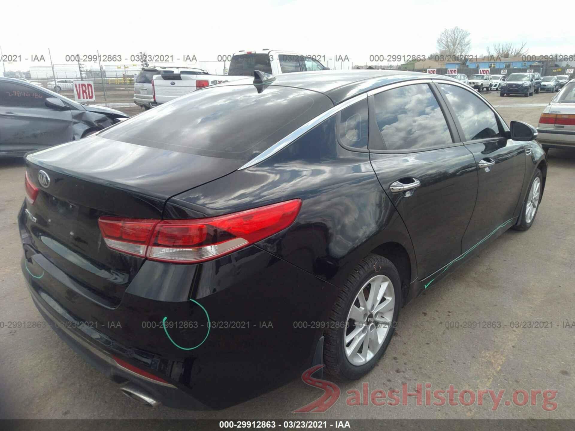 5XXGT4L34GG091706 2016 KIA OPTIMA