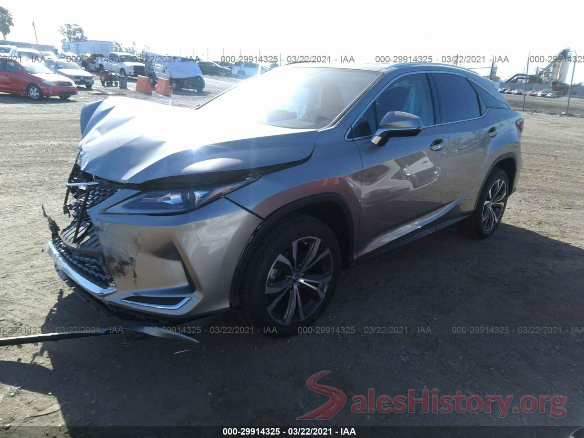 2T2HZMAA3LC174044 2020 LEXUS RX