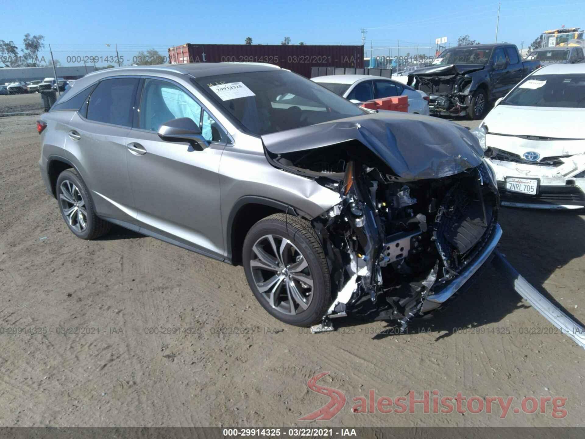 2T2HZMAA3LC174044 2020 LEXUS RX