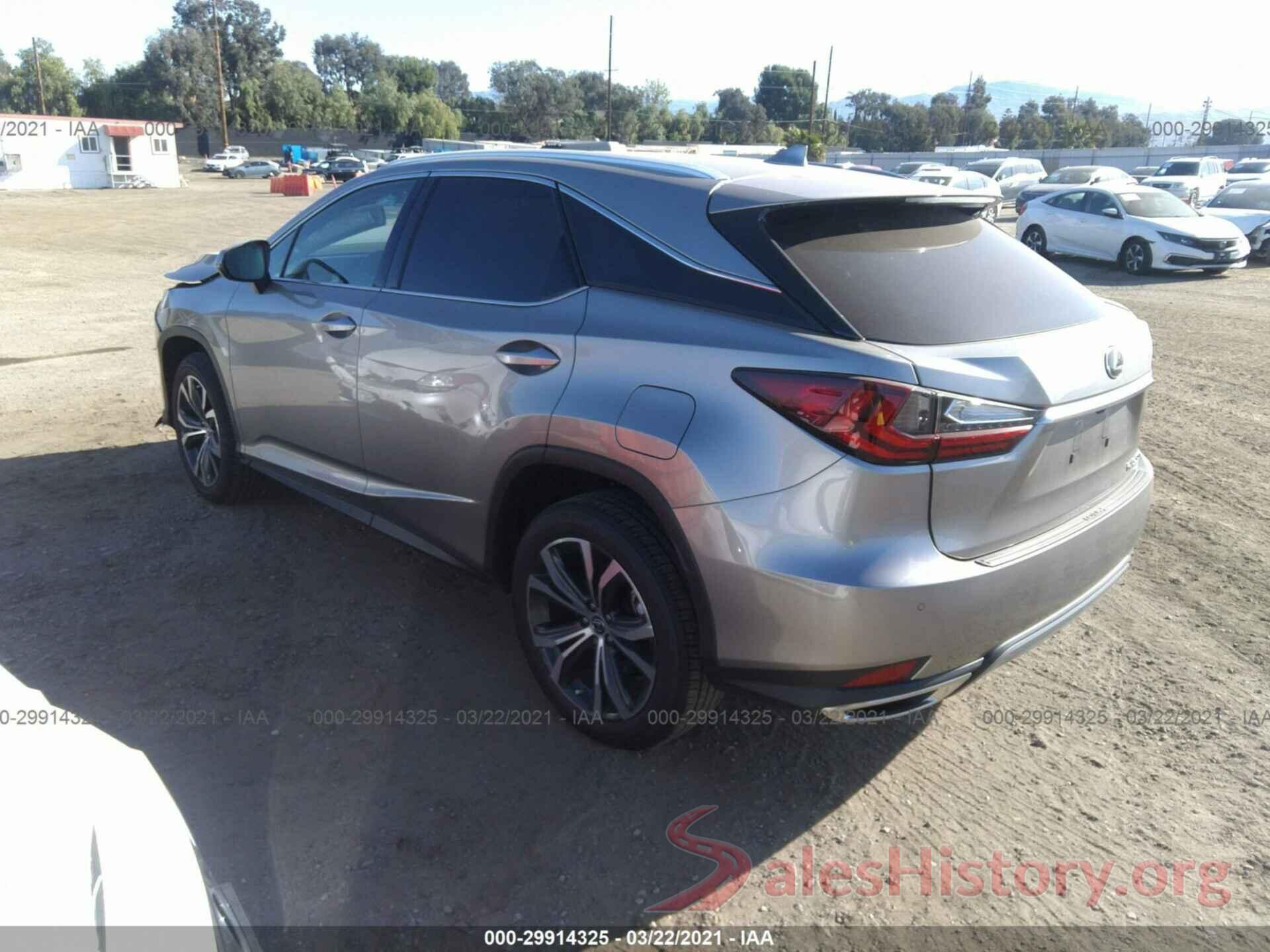 2T2HZMAA3LC174044 2020 LEXUS RX