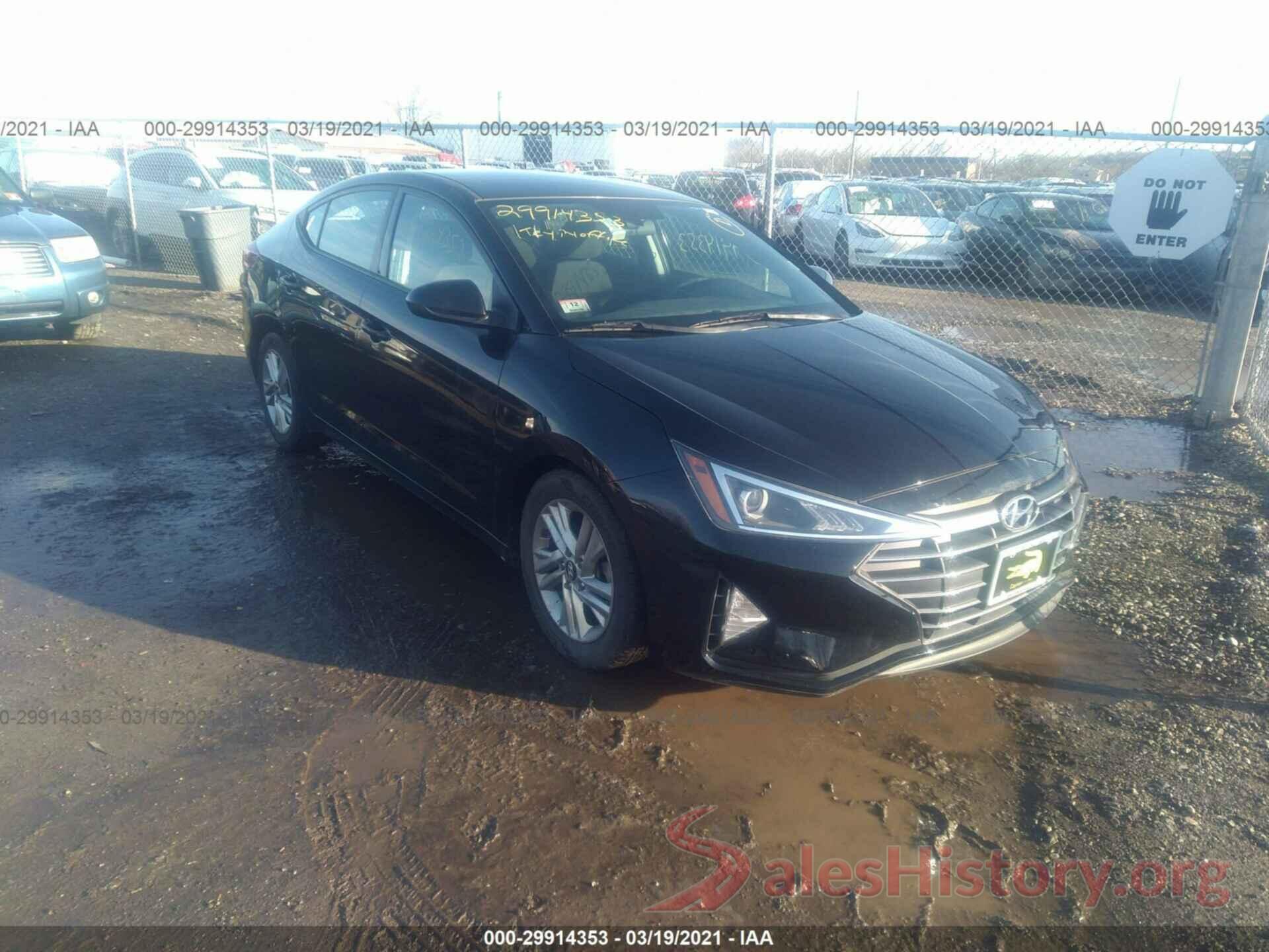 5NPD84LFXKH426348 2019 HYUNDAI ELANTRA