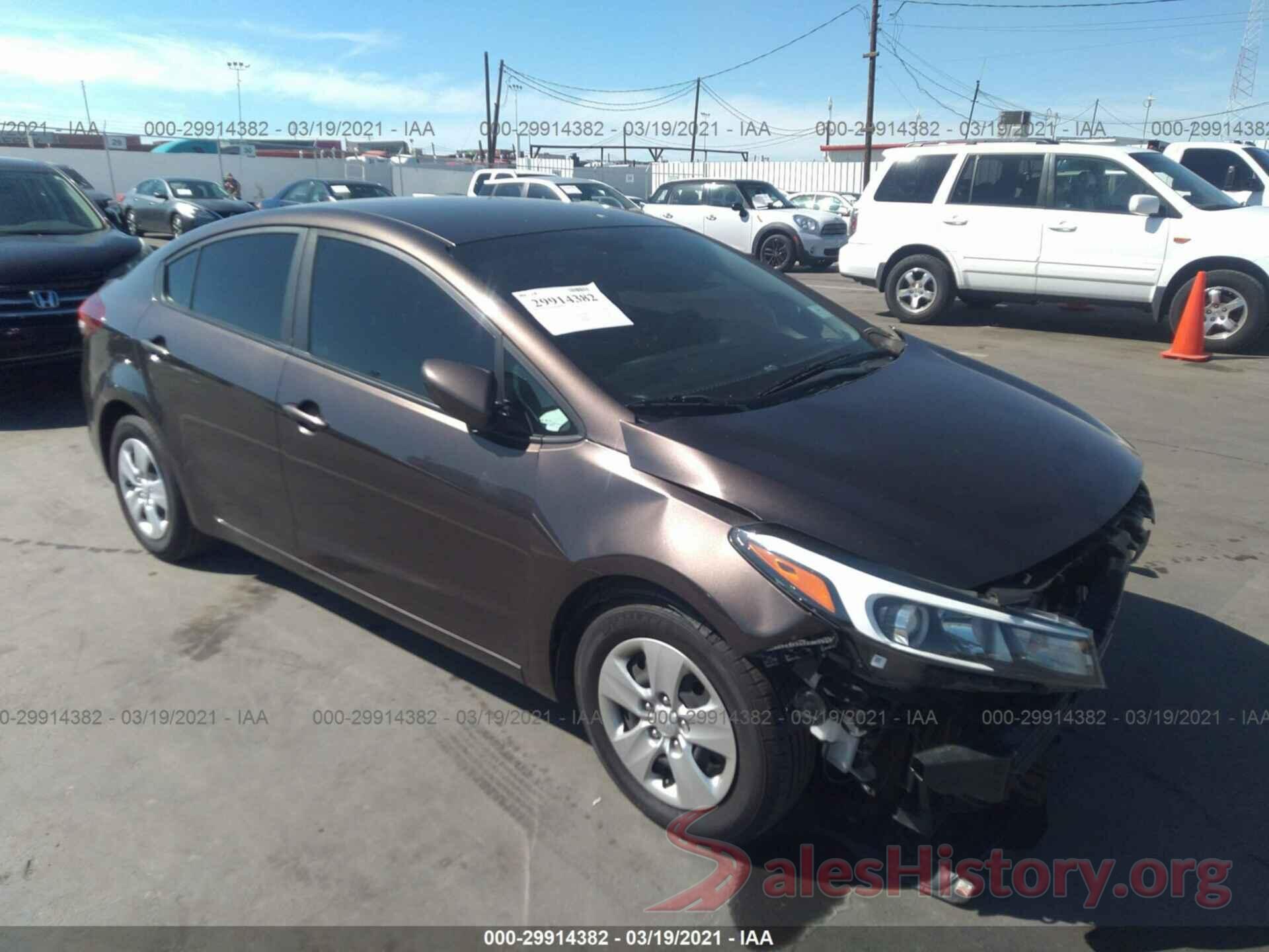 3KPFK4A74HE111550 2017 KIA FORTE