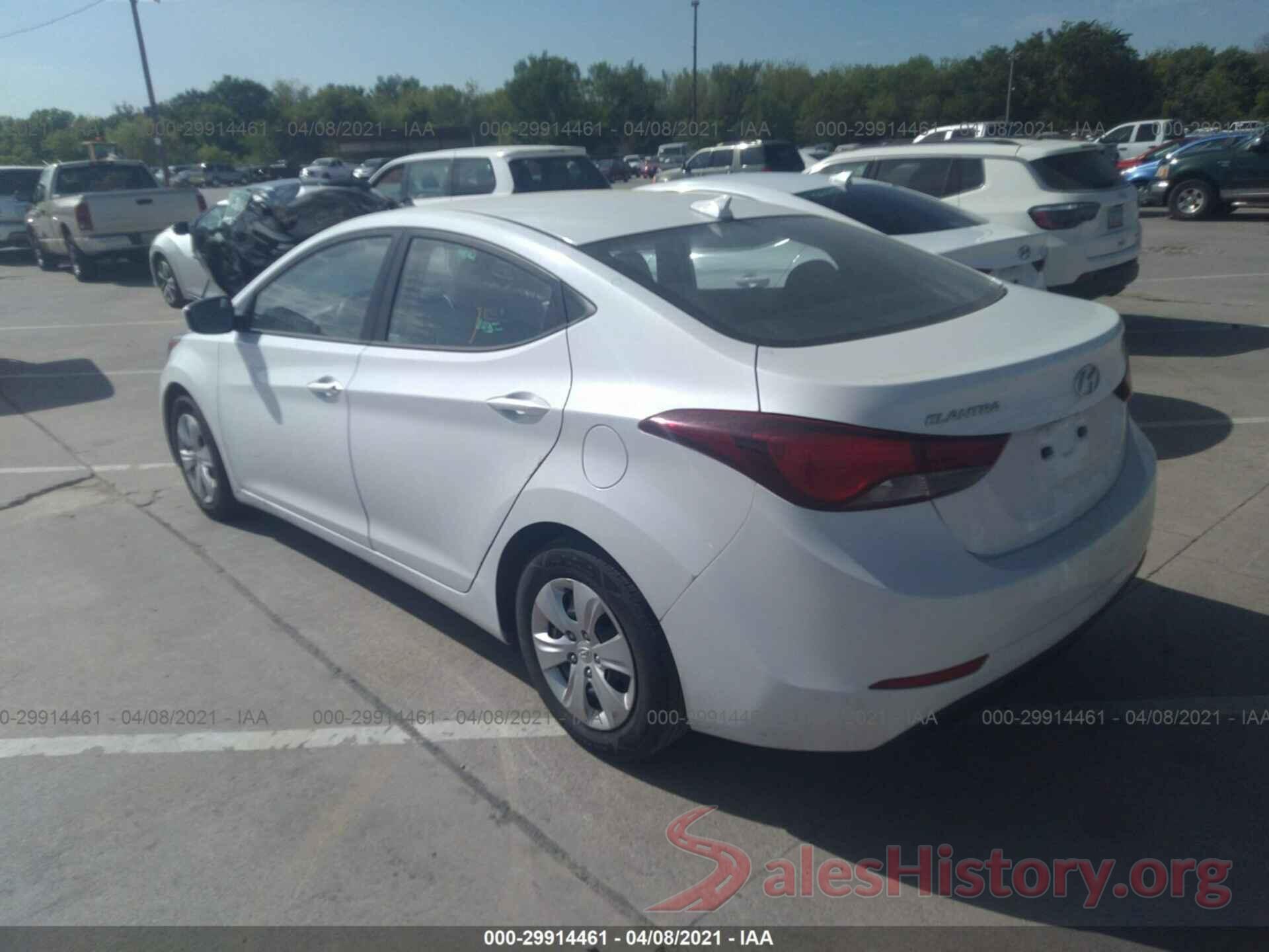 5NPDH4AE9GH752224 2016 HYUNDAI ELANTRA