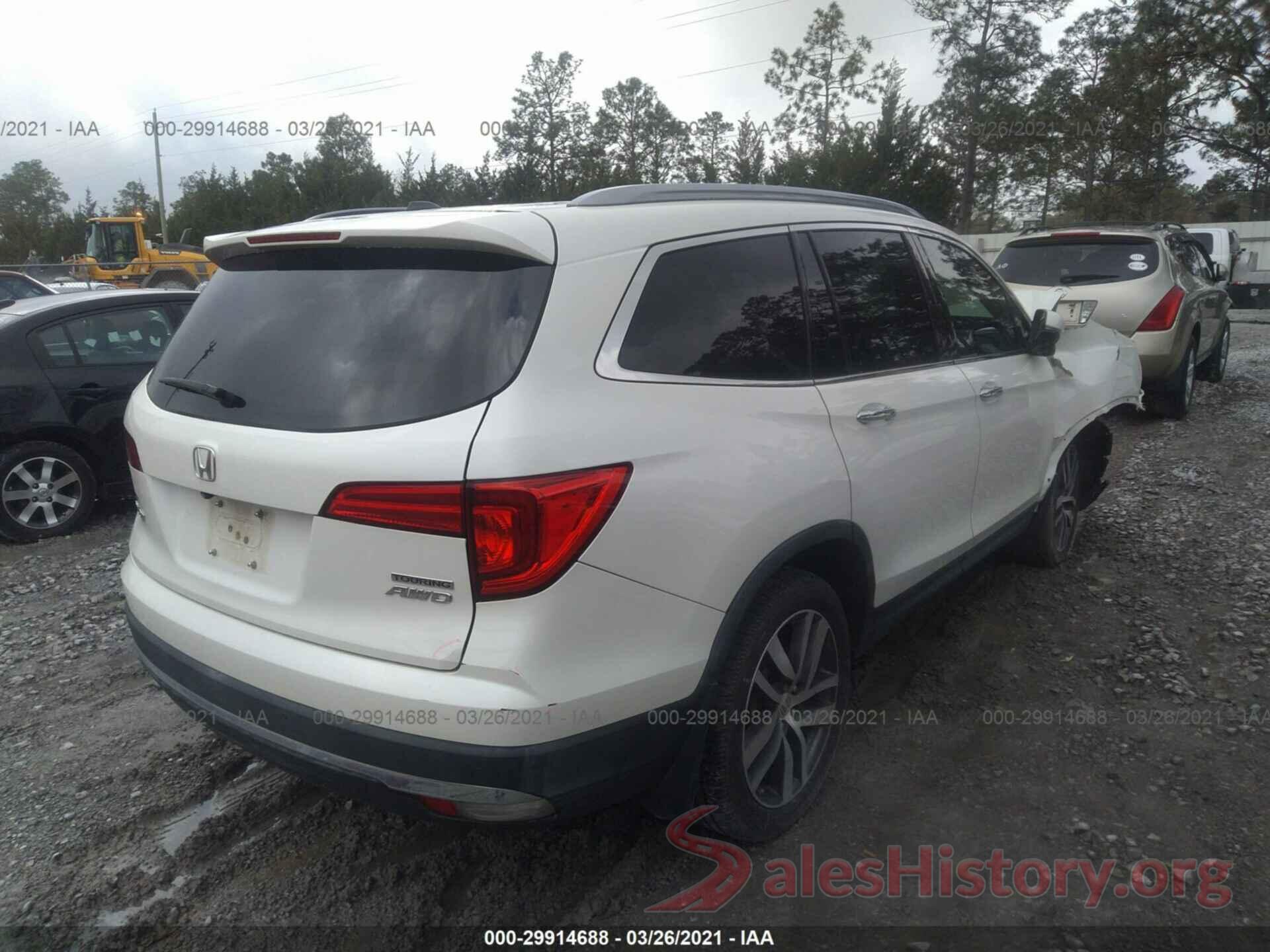 5FNYF6H95GB059399 2016 HONDA PILOT