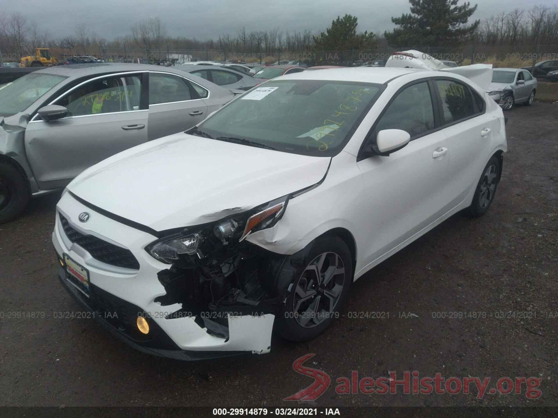 3KPF24AD8LE140497 2020 KIA FORTE