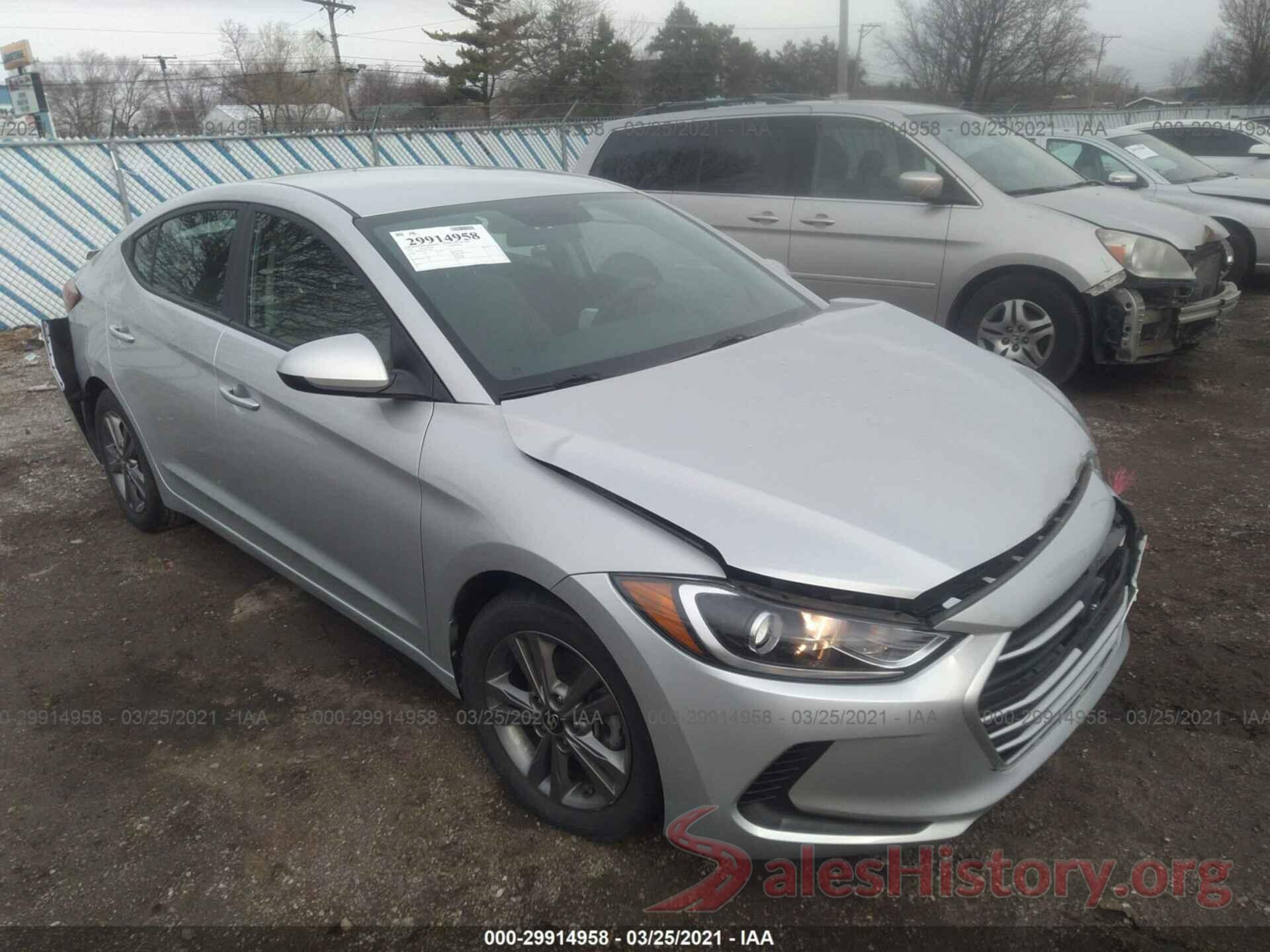 5NPD84LF5JH314961 2018 HYUNDAI ELANTRA