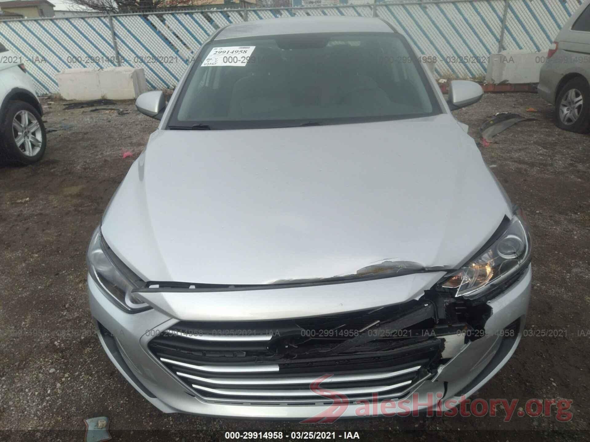 5NPD84LF5JH314961 2018 HYUNDAI ELANTRA