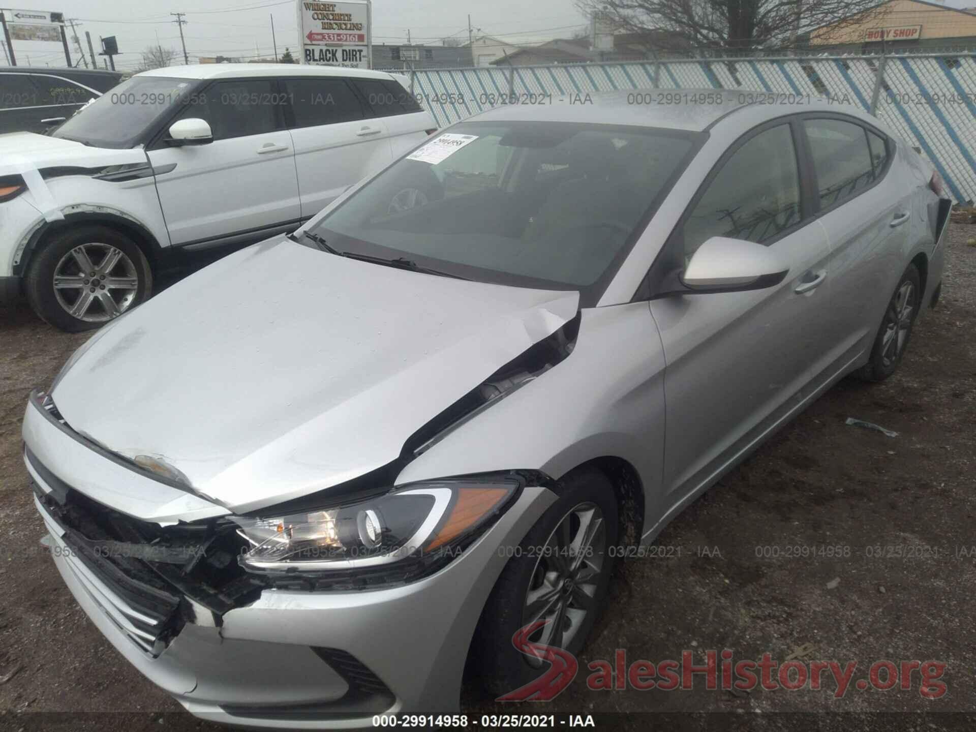 5NPD84LF5JH314961 2018 HYUNDAI ELANTRA