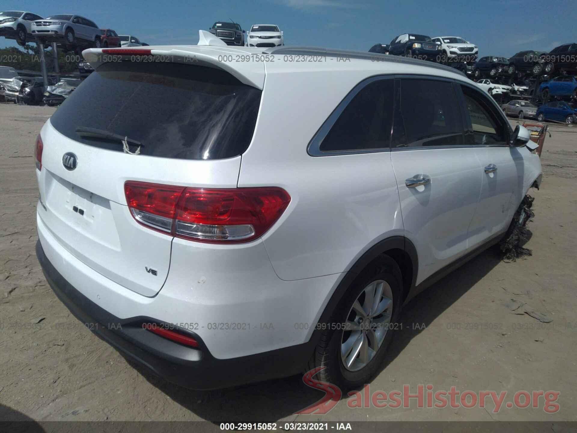 5XYPG4A57GG054329 2016 KIA SORENTO