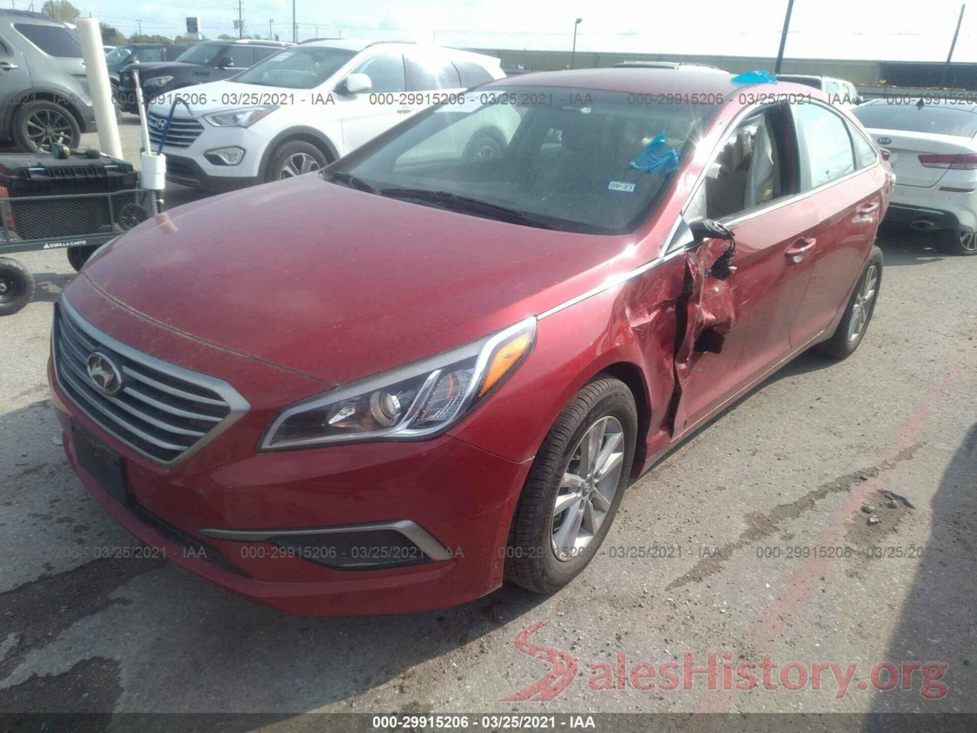 5NPE24AFXHH453857 2017 HYUNDAI SONATA