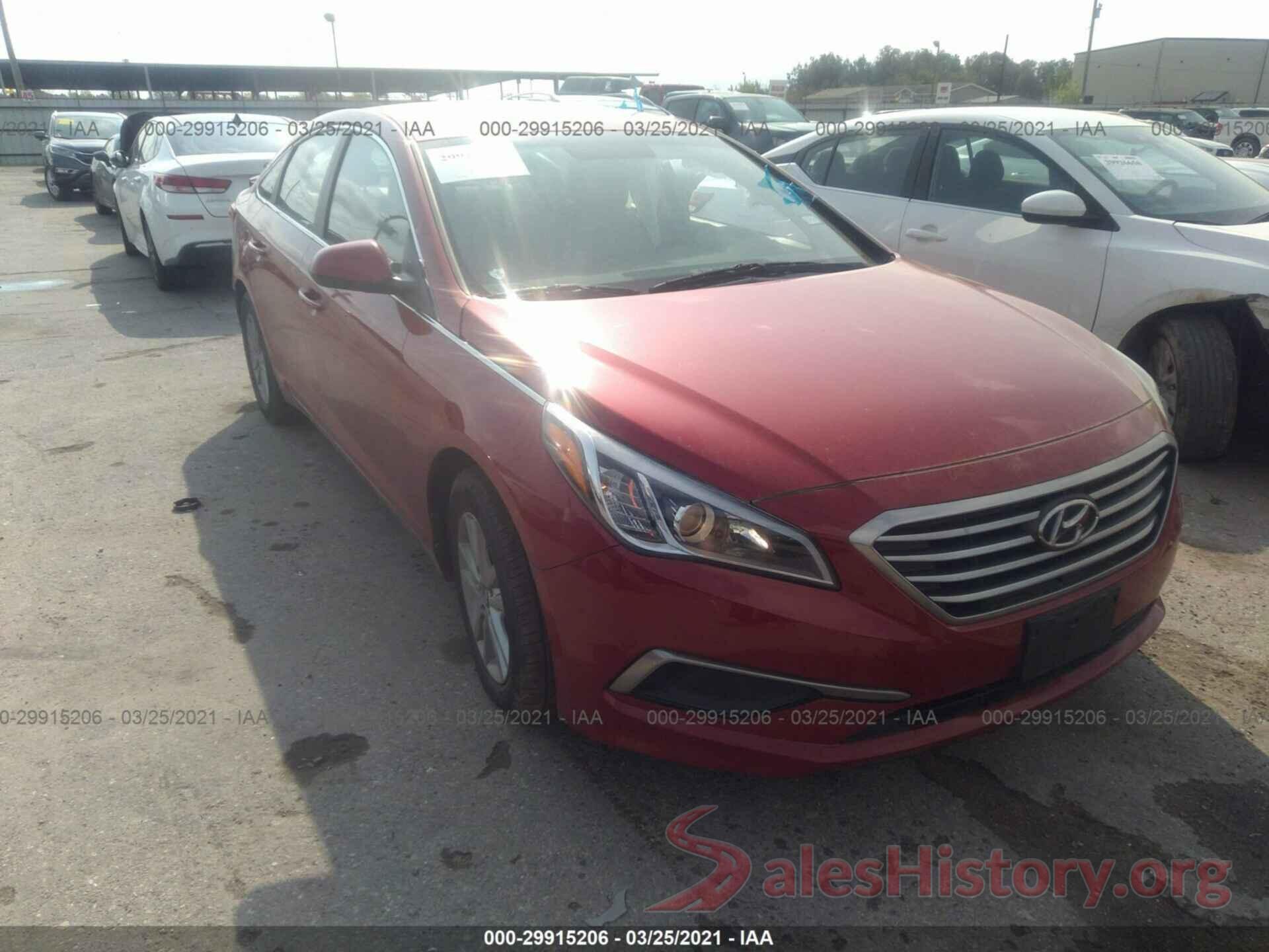 5NPE24AFXHH453857 2017 HYUNDAI SONATA